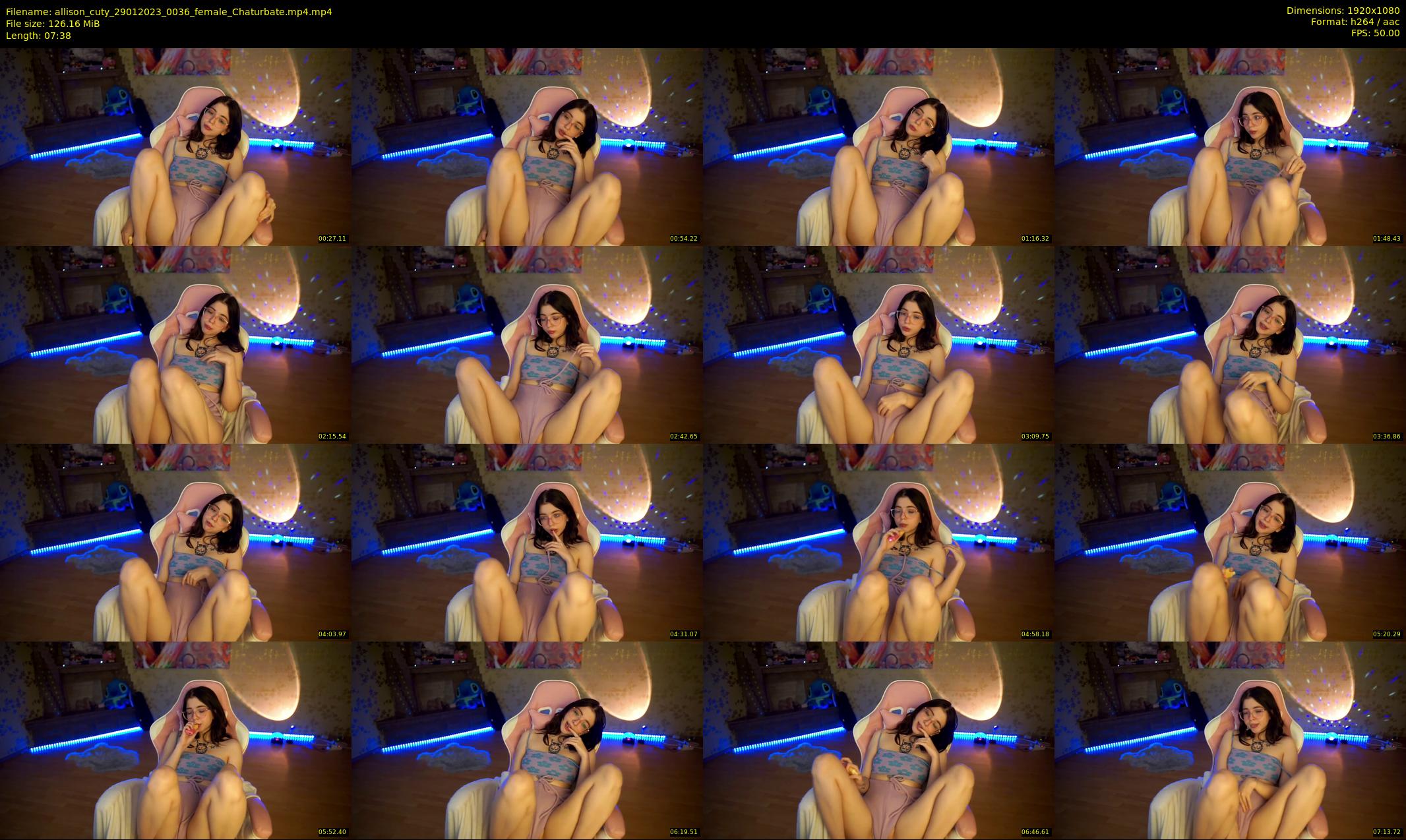 allison_cuty — 8 minute Chaturbate female cam show recording, 1080p, Jan 29, 2023