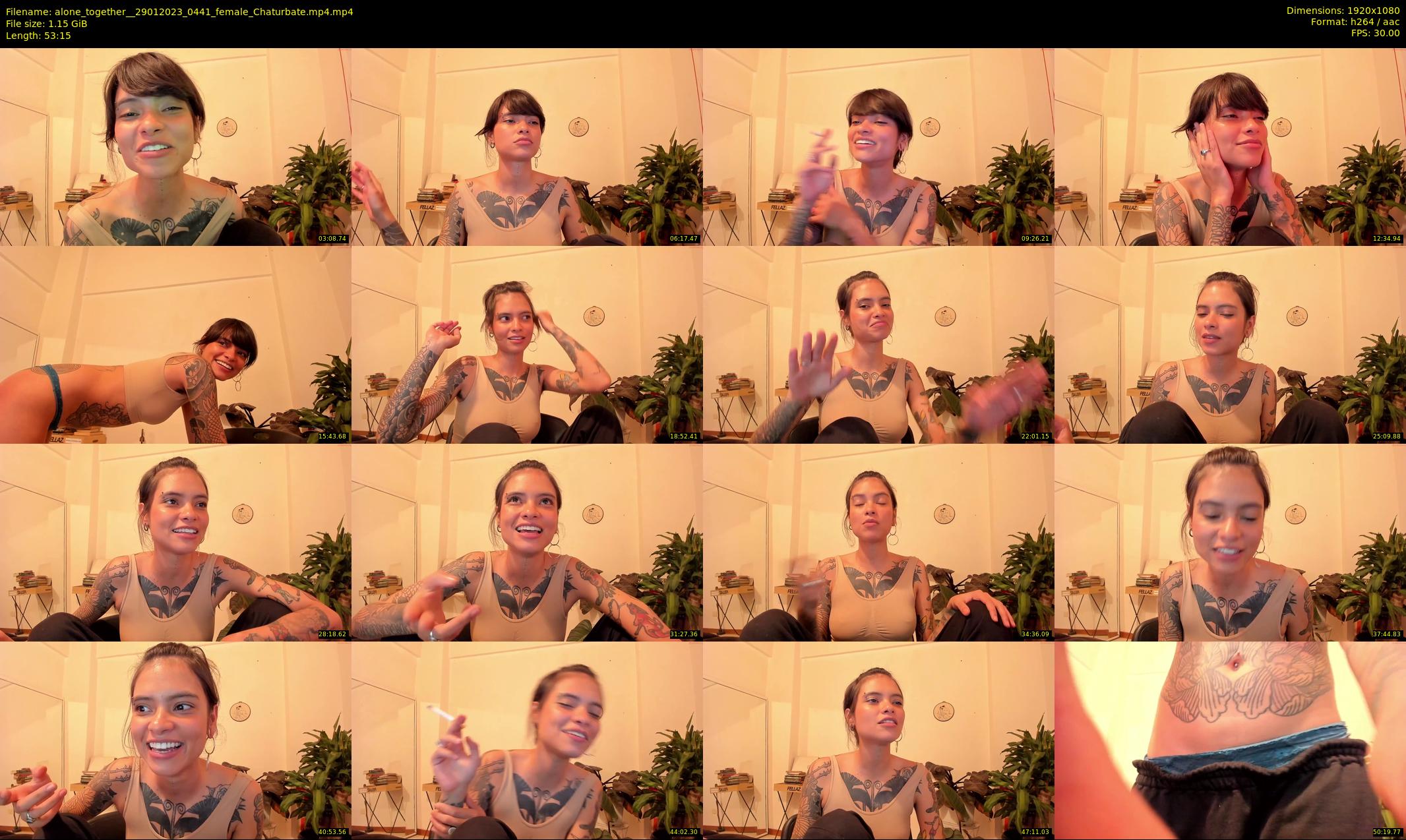 alone_together_ — 54 minute Chaturbate female cam show recording, 1080p, Jan 29, 2023