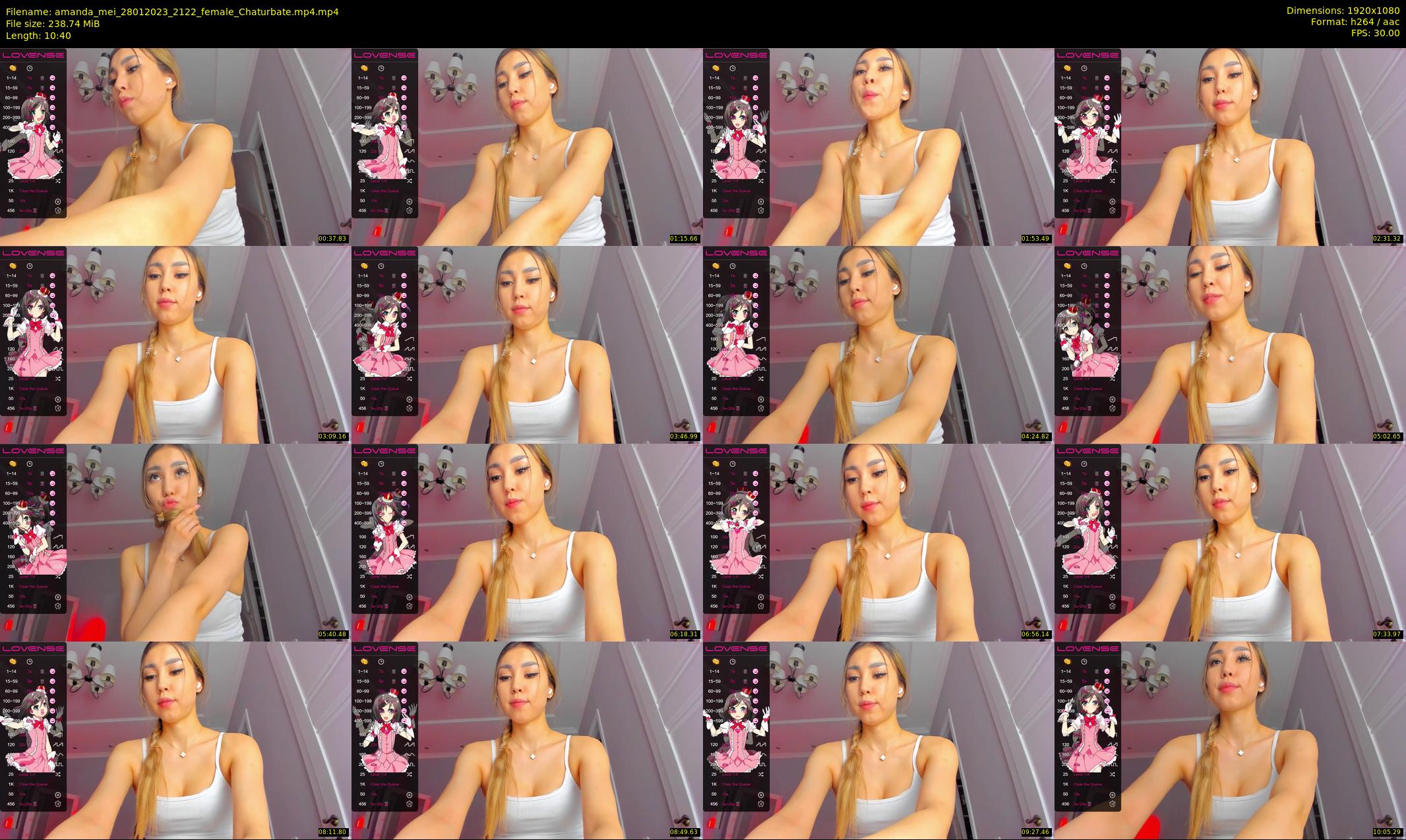 amanda_mei — 11 minute Chaturbate female cam show recording, 1080p, Jan 28, 2023