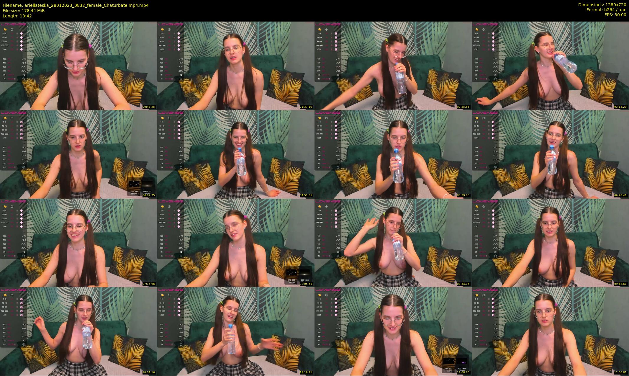 ariellateska — 14 minute Chaturbate female cam show recording, 720p, Jan 28, 2023