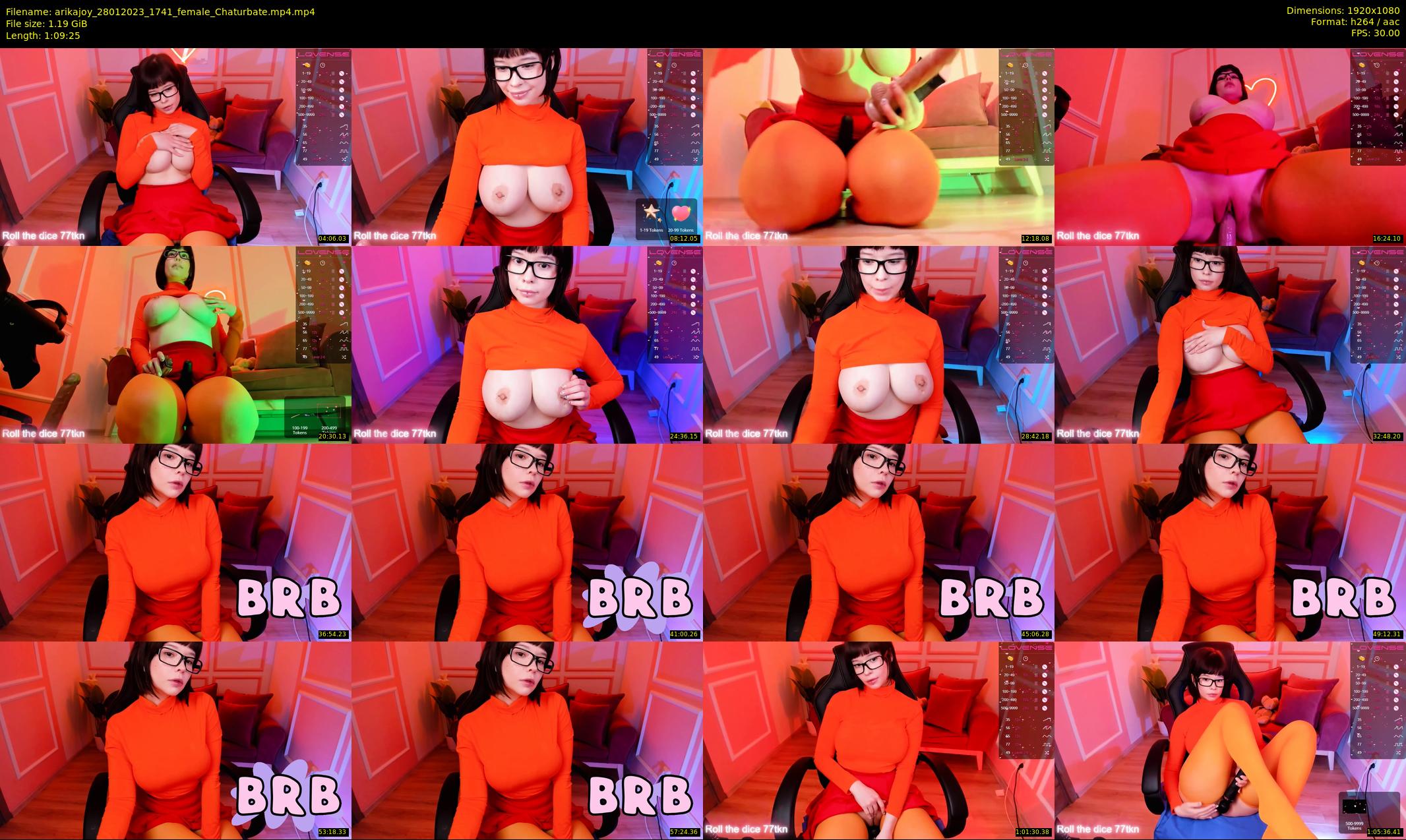 arikajoy — 70 minute Chaturbate female cam show recording, 1080p, Jan 28, 2023