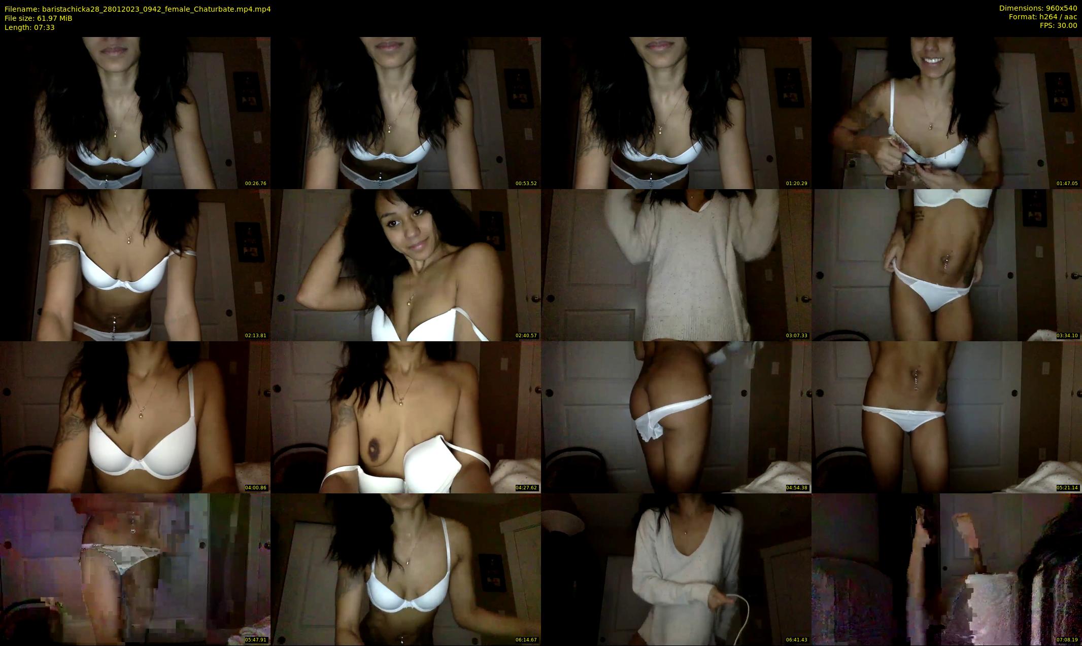 baristachicka28 — 8 minute Chaturbate female cam show recording, 480p, Jan 28, 2023