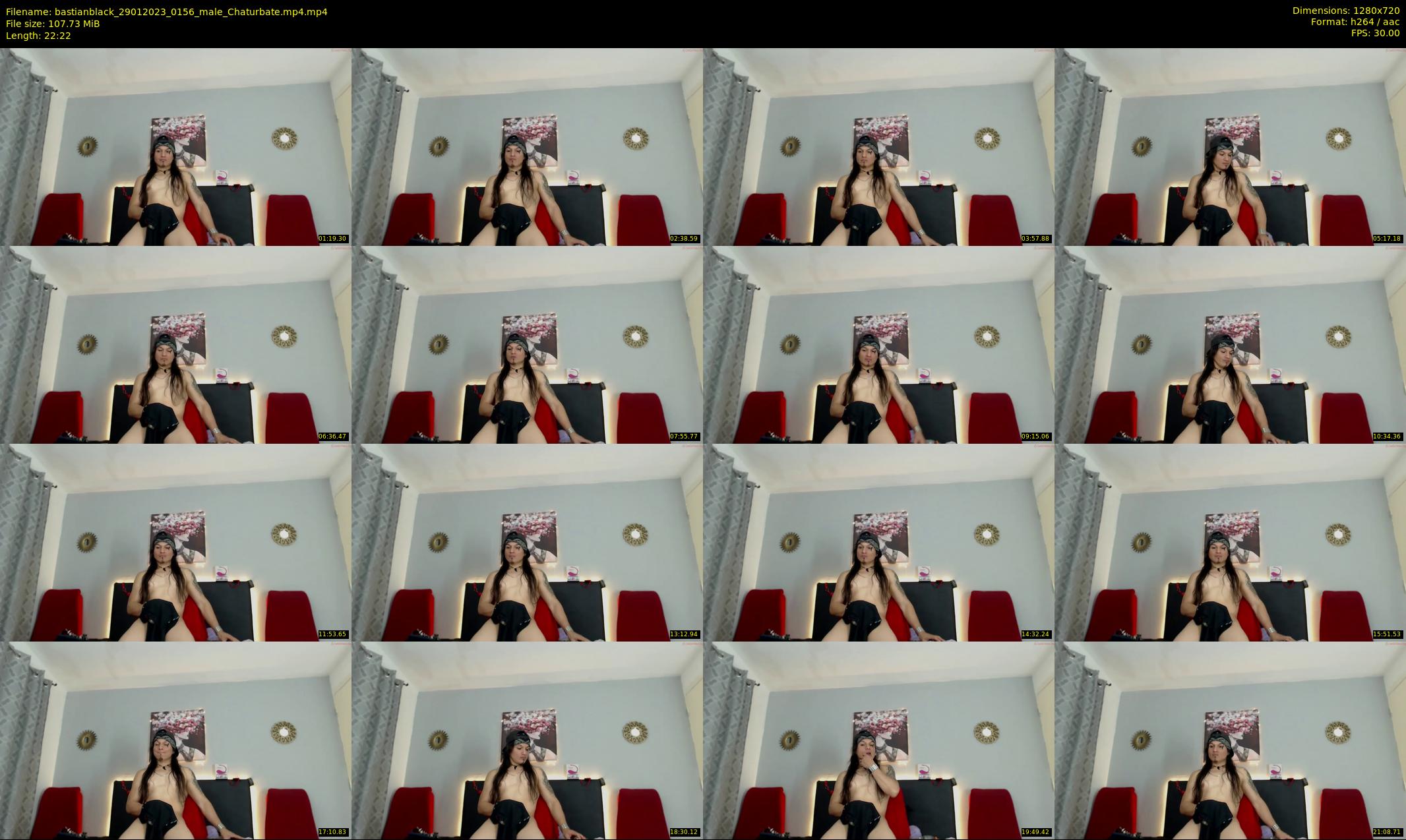 bastianblack — 23 minute Chaturbate male cam show recording, 720p, Jan 29, 2023