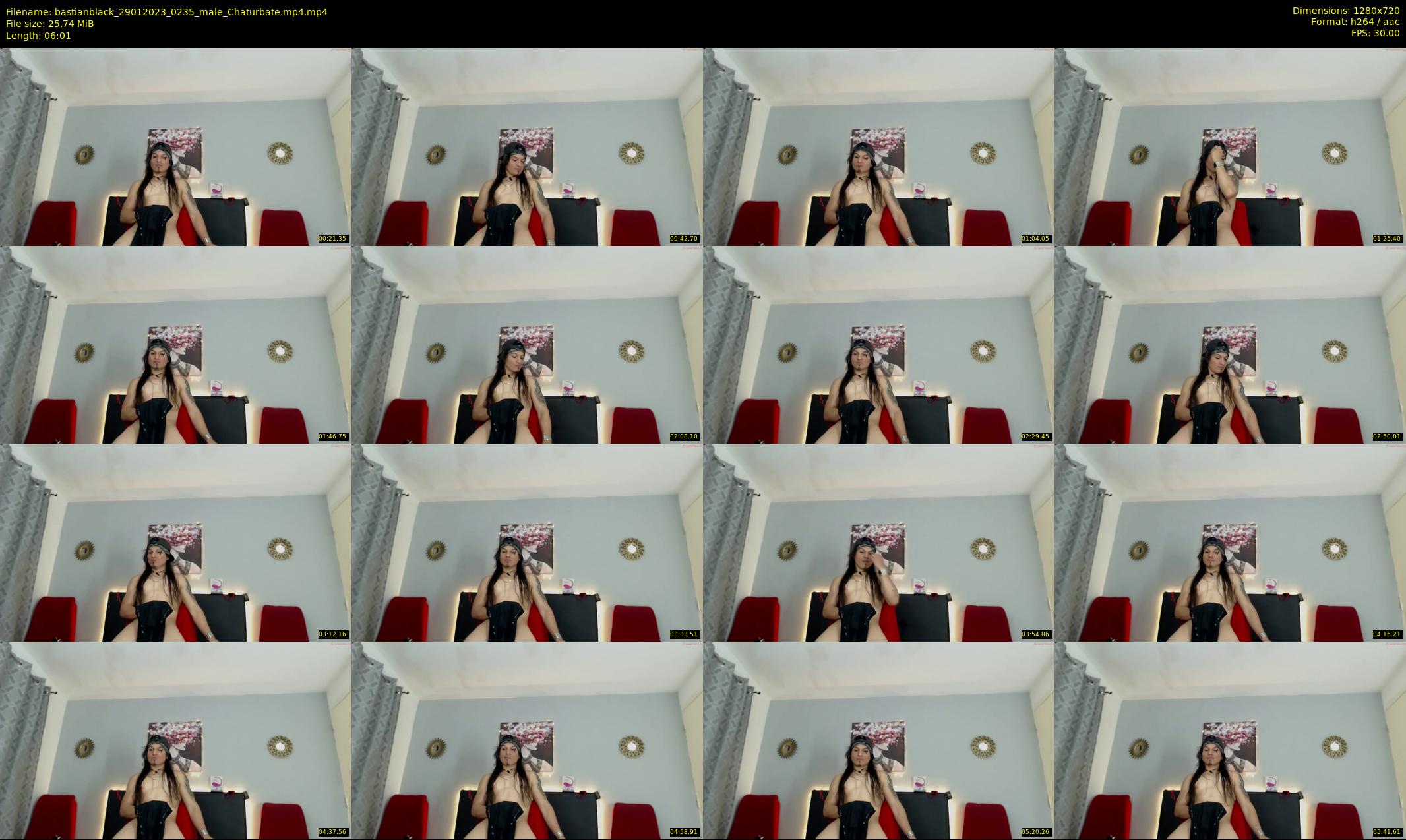 bastianblack — 7 minute Chaturbate male cam show recording, 720p, Jan 29, 2023