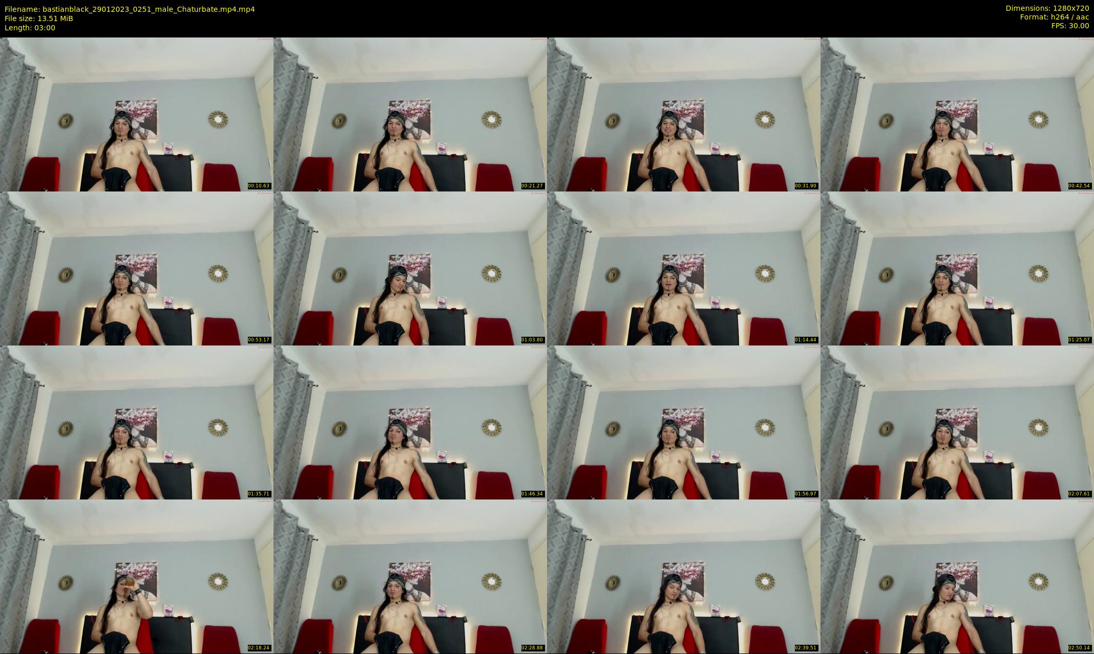 bastianblack — 3 minute Chaturbate male cam show recording, 720p, Jan 29, 2023