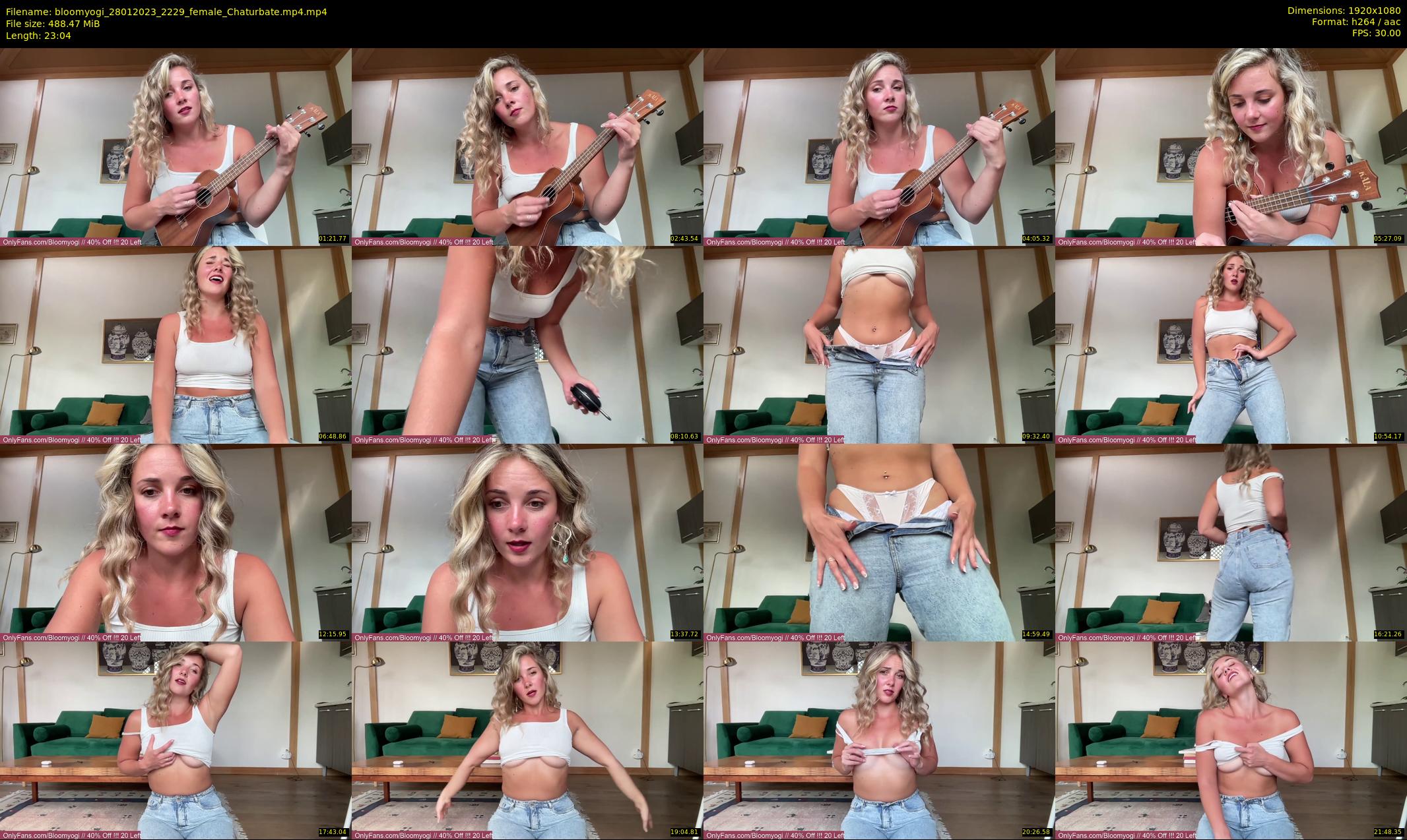 bloomyogi — 24 minute Chaturbate female cam show recording, 1080p, Jan 28, 2023