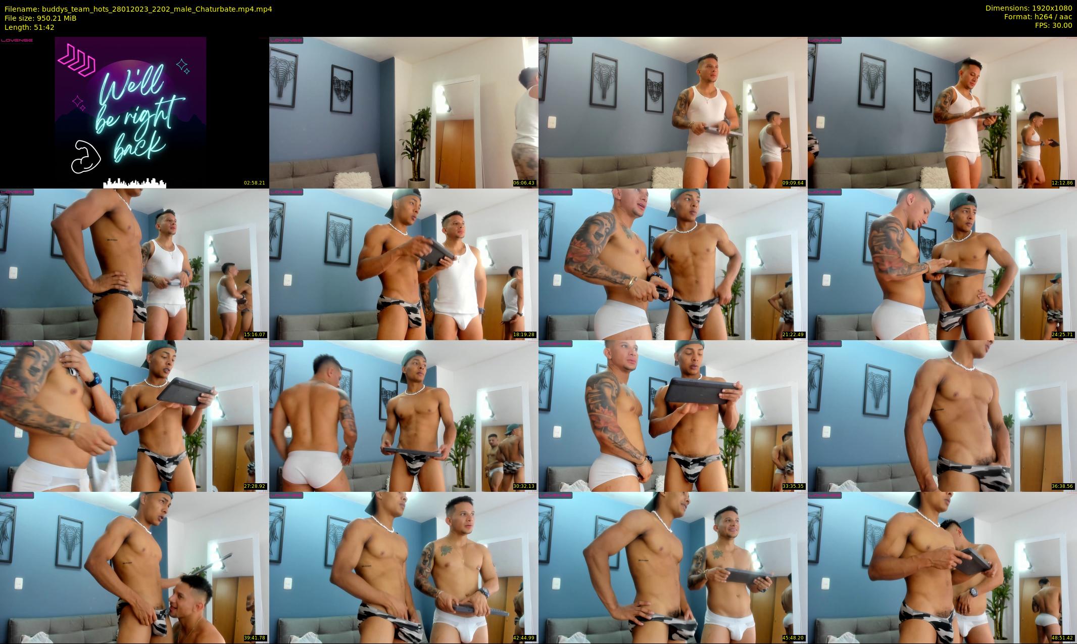 buddys_team_hots — 52 minute Chaturbate couple cam show recording, 1080p, Jan 28, 2023