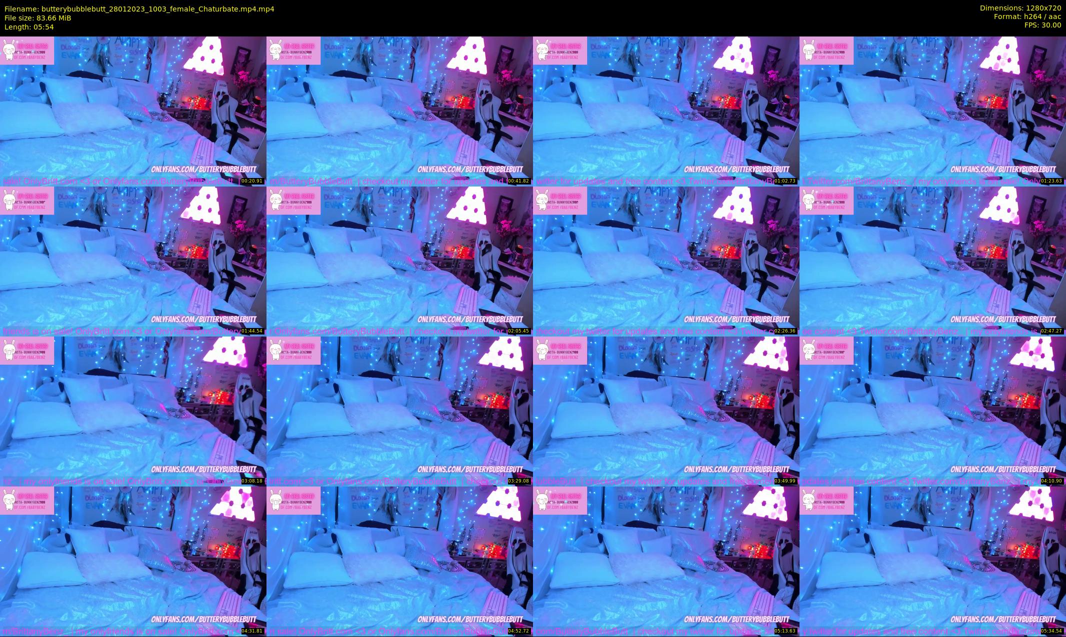 butterybubblebutt — 6 minute Chaturbate couple cam show recording, 720p, Jan 28, 2023