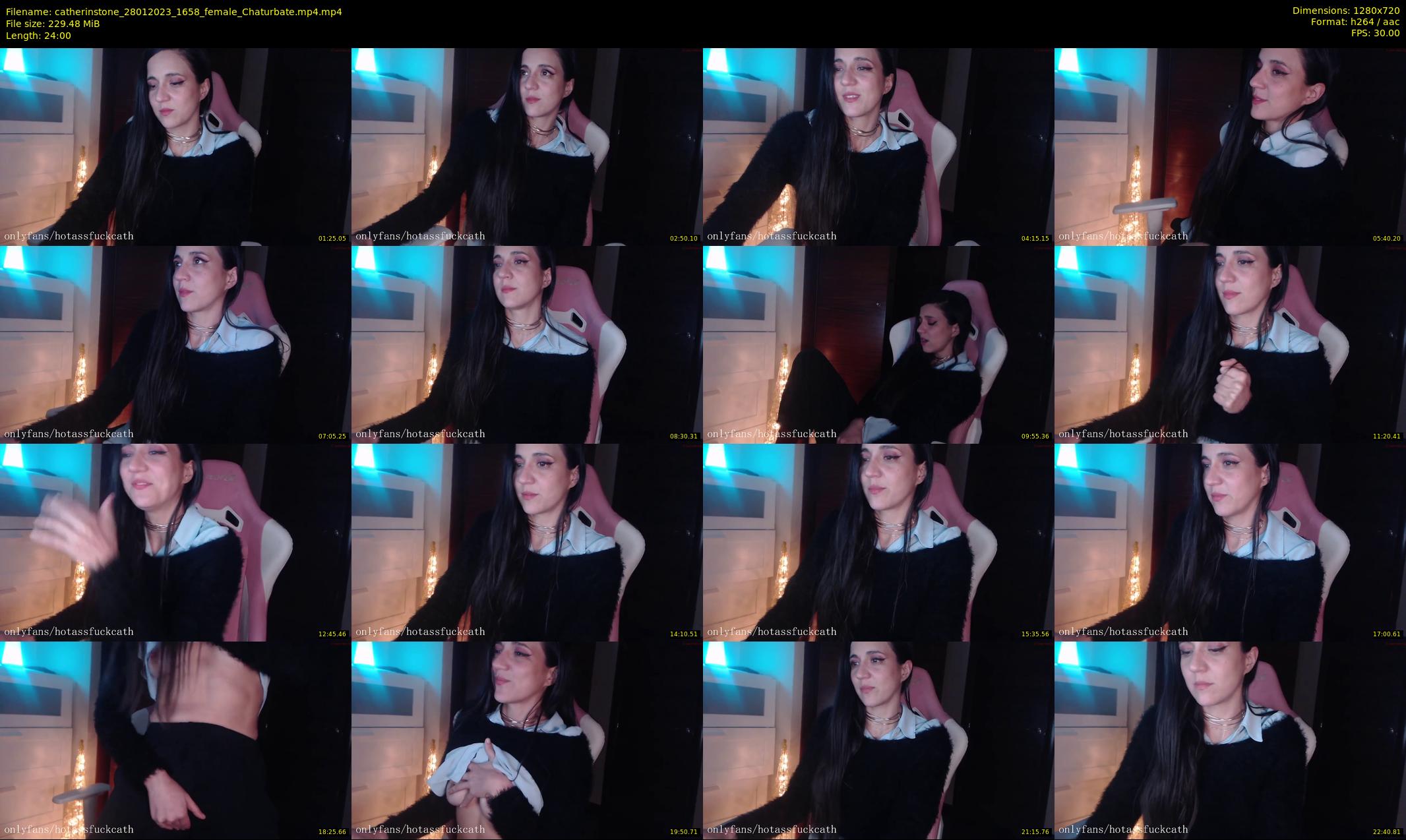 catherinstone — 24 minute Chaturbate female cam show recording, 720p, Jan 28, 2023