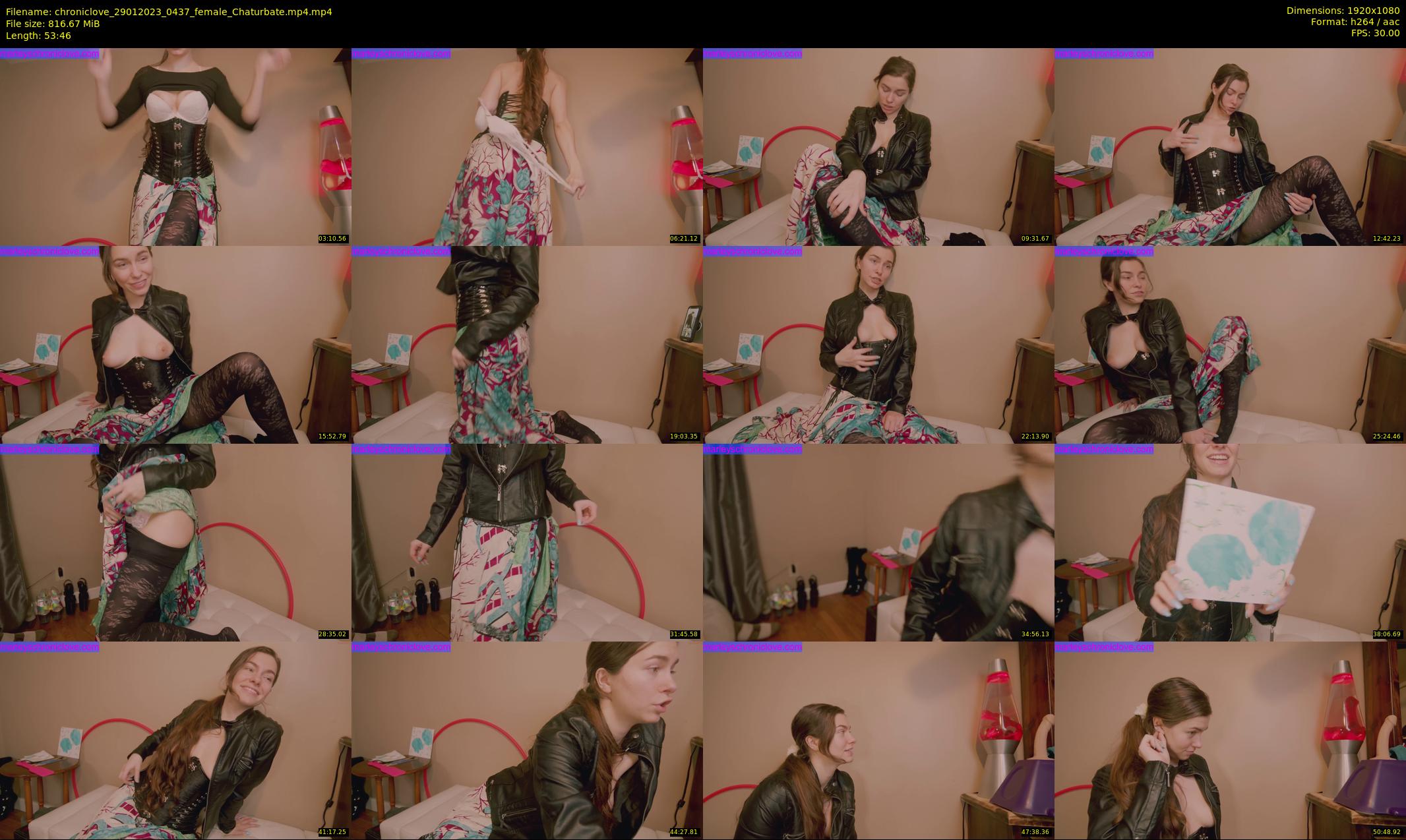 chroniclove — 54 minute Chaturbate female cam show recording, 1080p, Jan 29, 2023