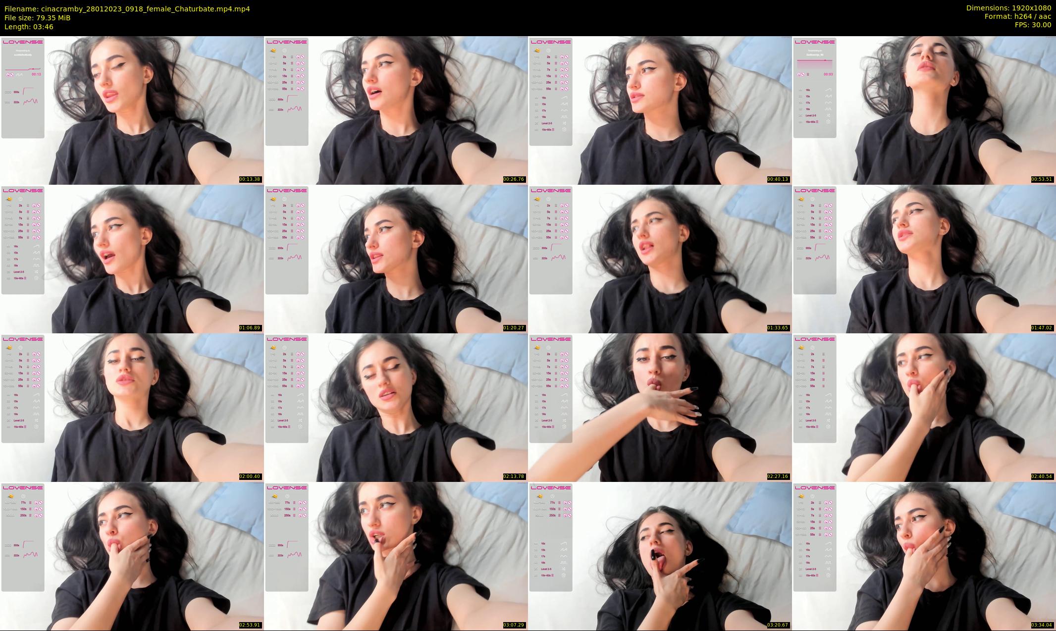 cinacramby — 4 minute Chaturbate female cam show recording, 1080p, Jan 28, 2023
