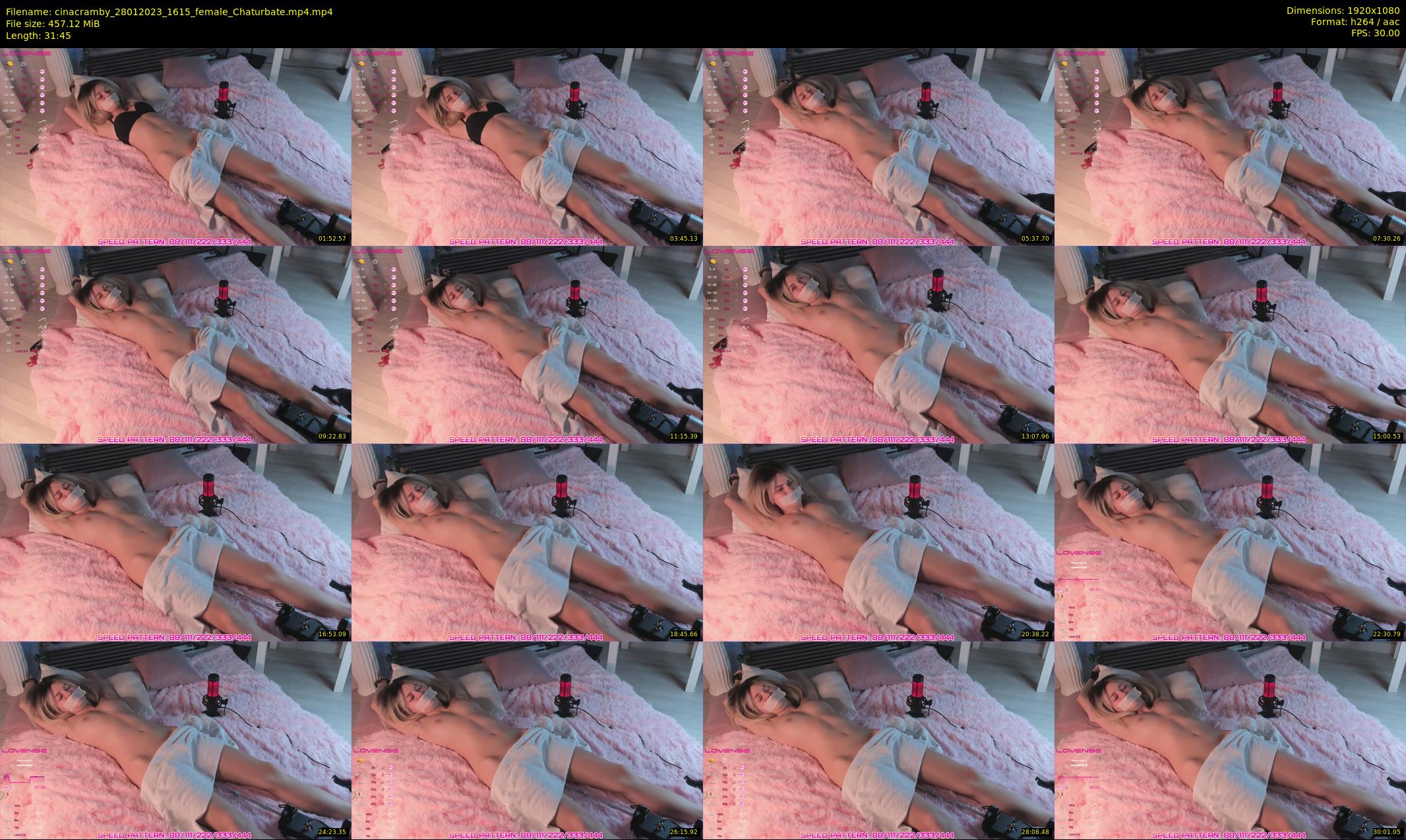 cinacramby — 32 minute Chaturbate female cam show recording, 1080p, Jan 28, 2023