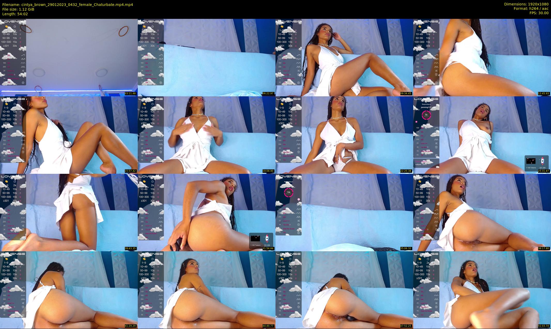 cintya_brown — 55 minute Chaturbate female cam show recording, 1080p, Jan 29, 2023