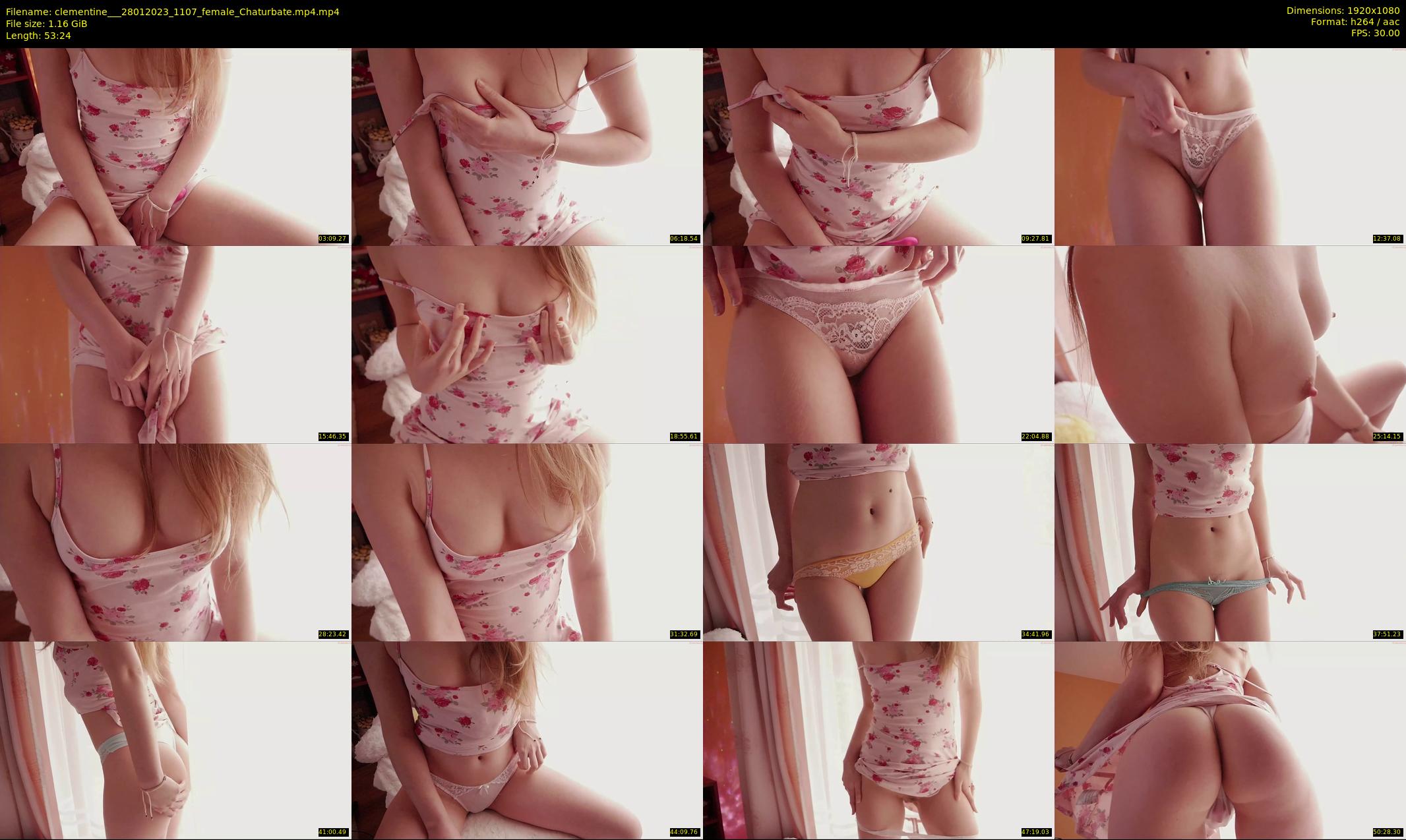 clementine__ — 54 minute Chaturbate female cam show recording, 1080p, Jan 28, 2023