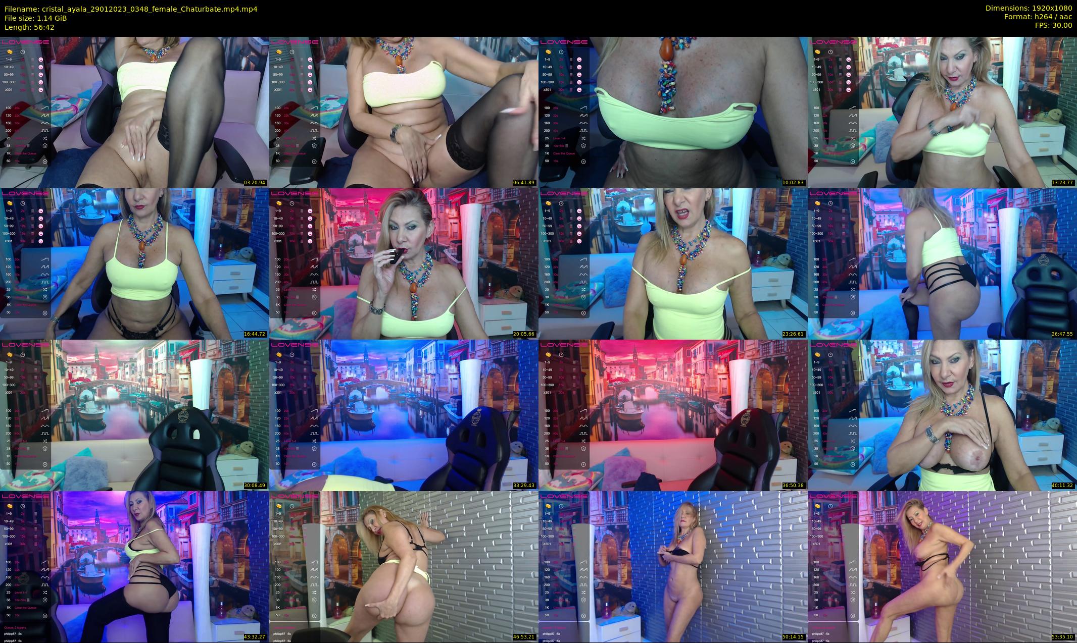 cristal_ayala — 57 minute Chaturbate female cam show recording, 1080p, Jan 29, 2023