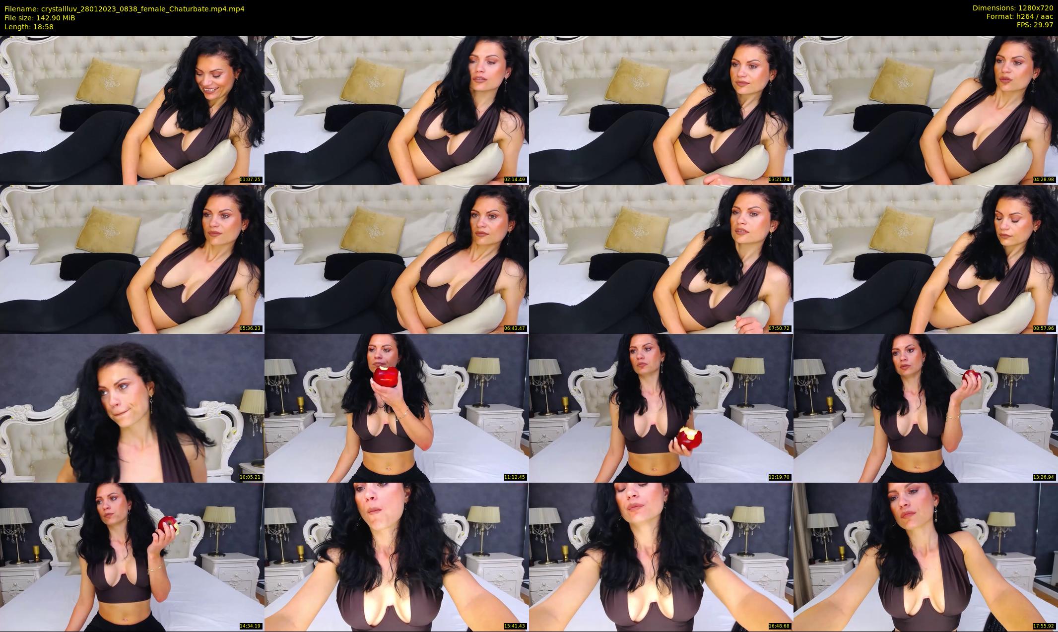 crystallluv — 19 minute Chaturbate female cam show recording, 720p, Jan 28, 2023