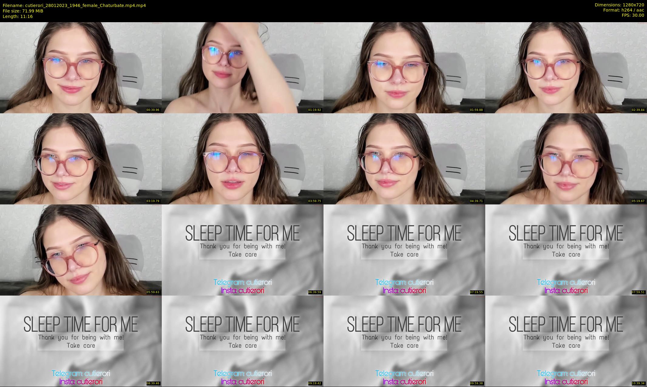 cutierori — 12 minute Chaturbate female cam show recording, 720p, Jan 28, 2023