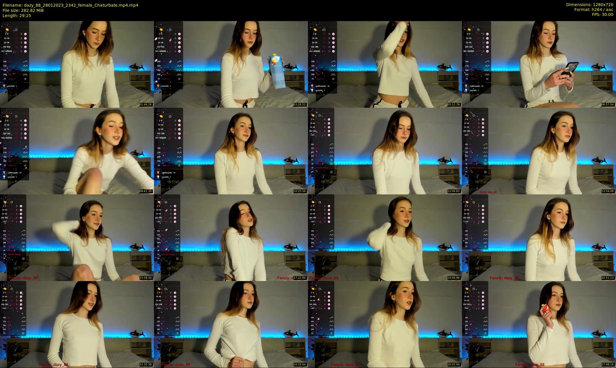 dazy_88 — 30 minute Chaturbate female cam show recording, 720p, Jan 28, 2023