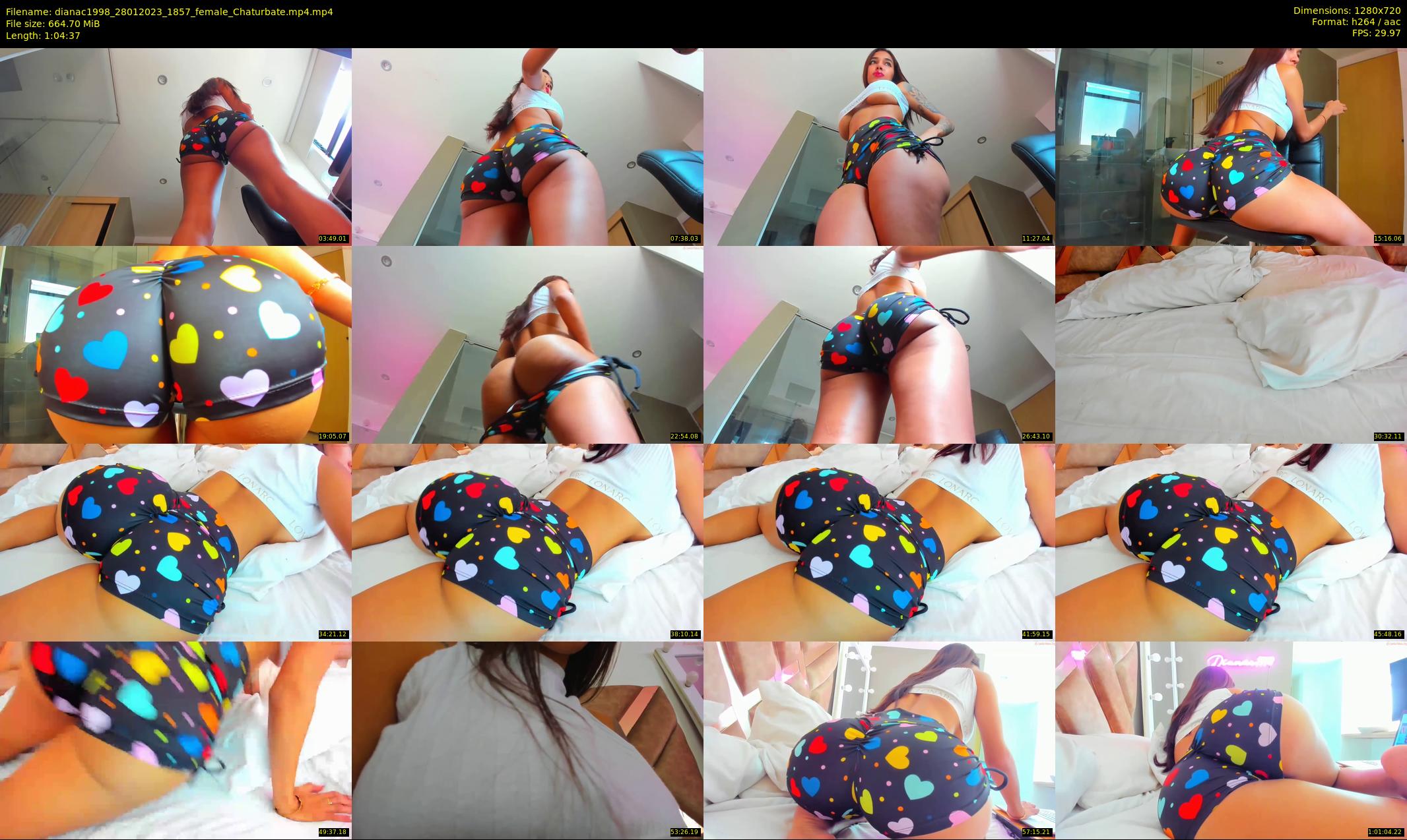 dianac1998 — 65 minute Chaturbate female cam show recording, 720p, Jan 28, 2023