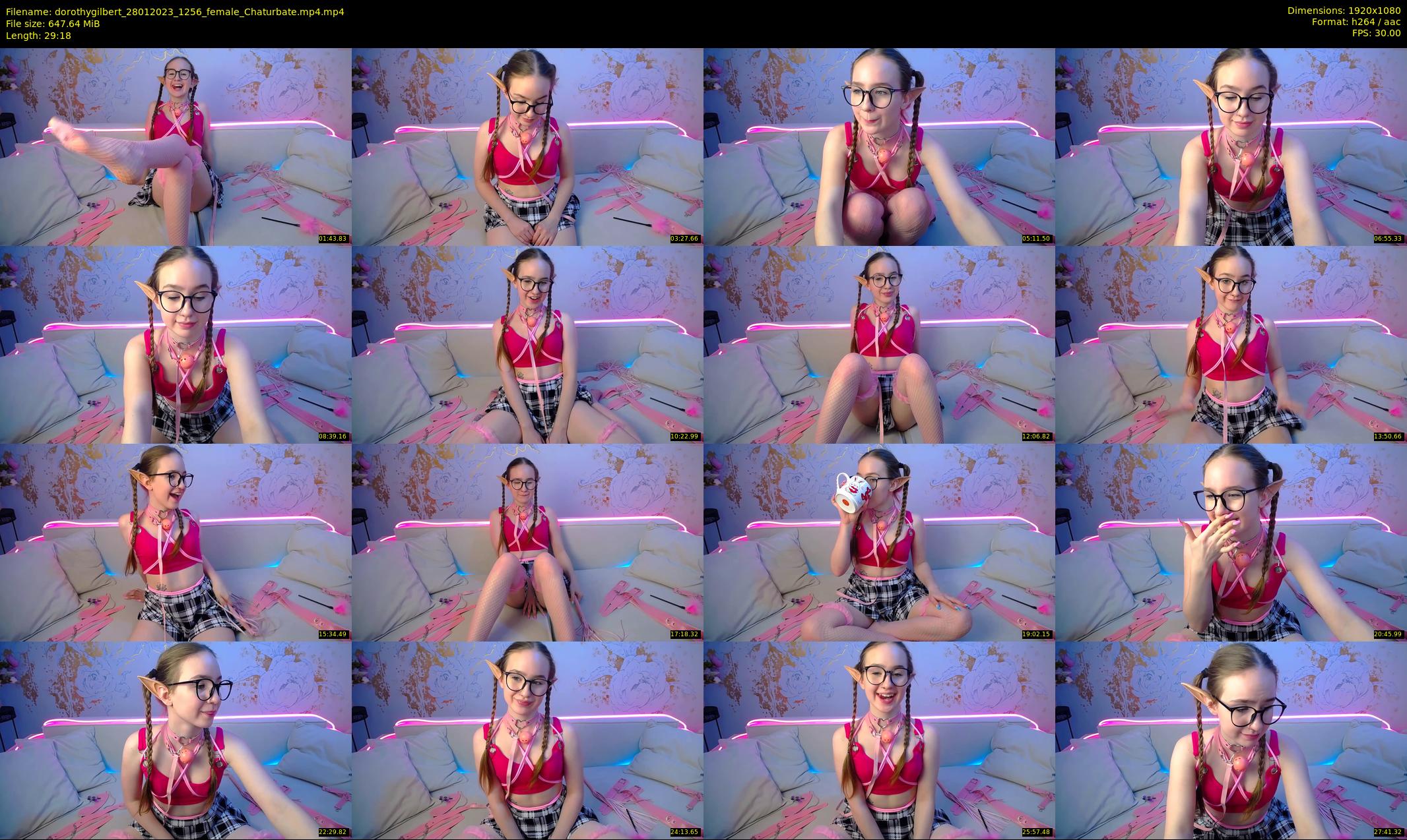 dorothygilbert — 30 minute Chaturbate female cam show recording, 1080p, Jan 28, 2023