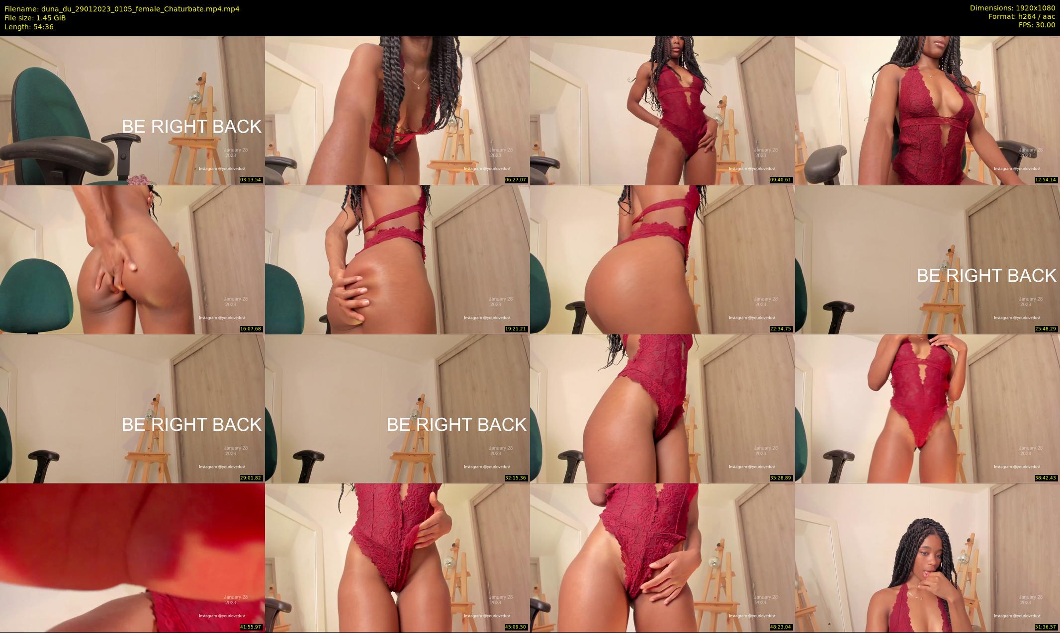 duna_du — 55 minute Chaturbate female cam show recording, 1080p, Jan 29, 2023