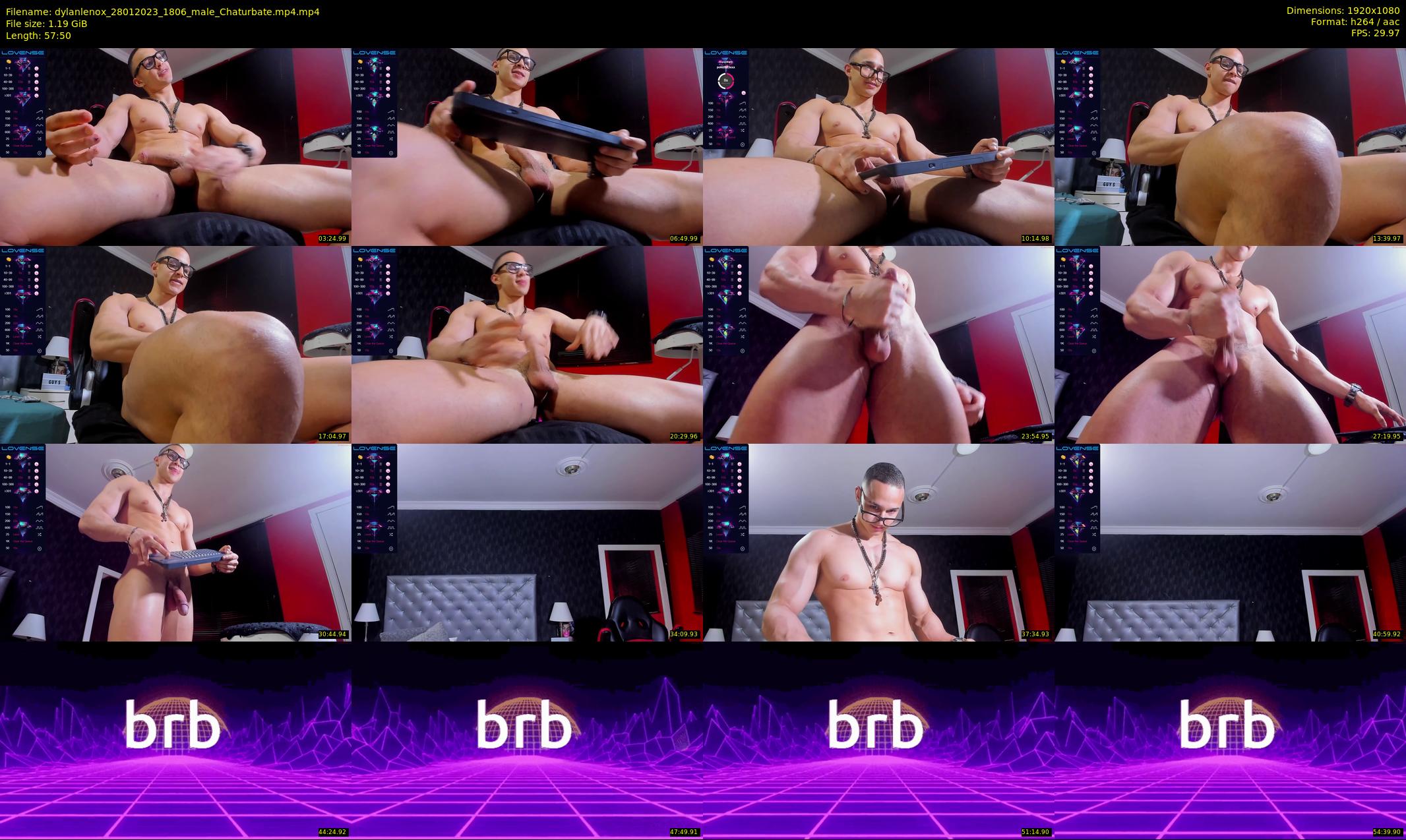 dylanlenox — 58 minute Chaturbate male cam show recording, 1080p, Jan 28, 2023