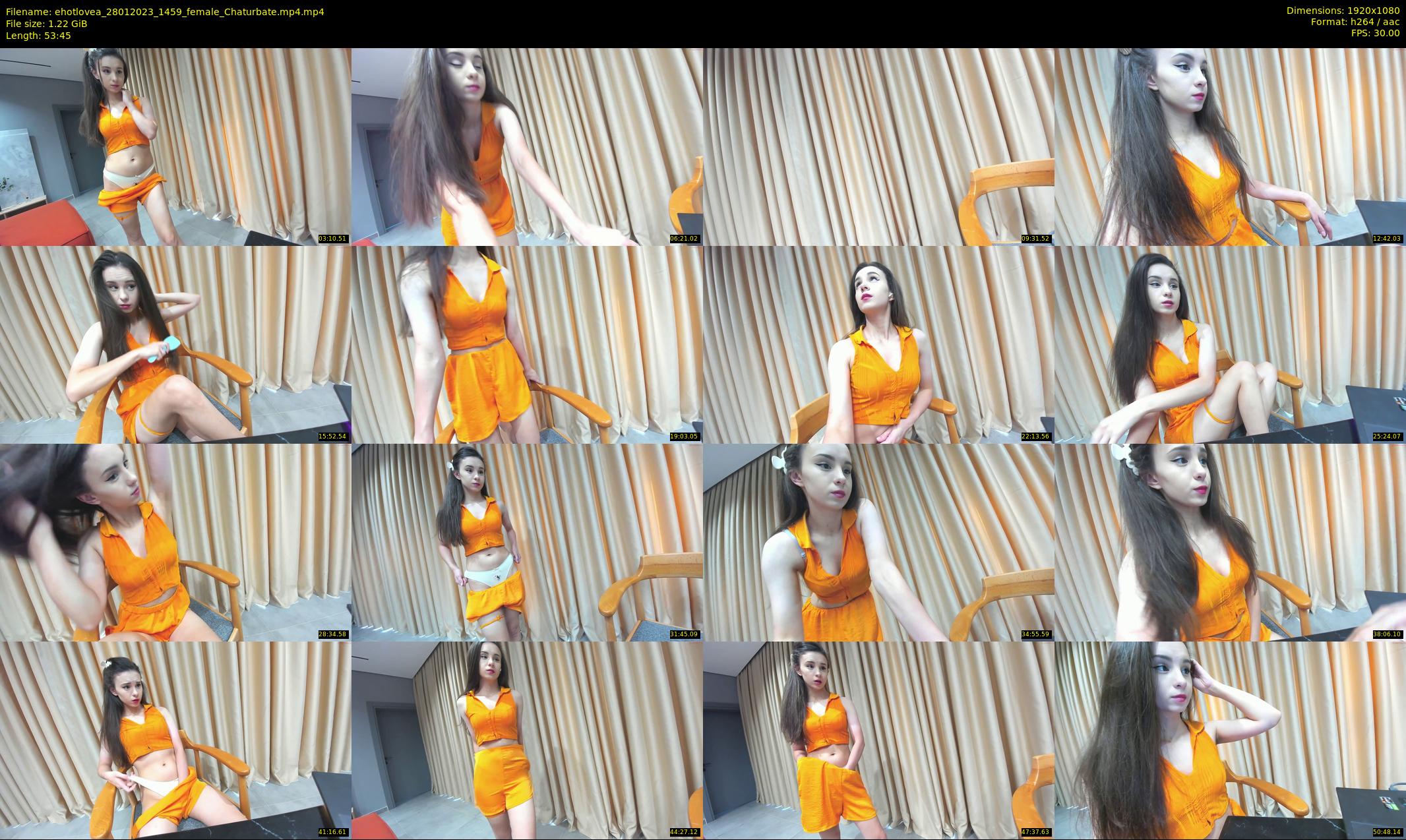 ehotlovea — 54 minute Chaturbate female cam show recording, 1080p, Jan 28, 2023