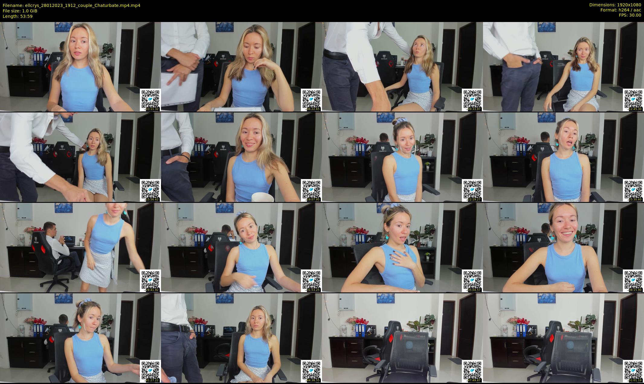 ellcrys — 54 minute Chaturbate couple cam show recording, 1080p, Jan 28, 2023