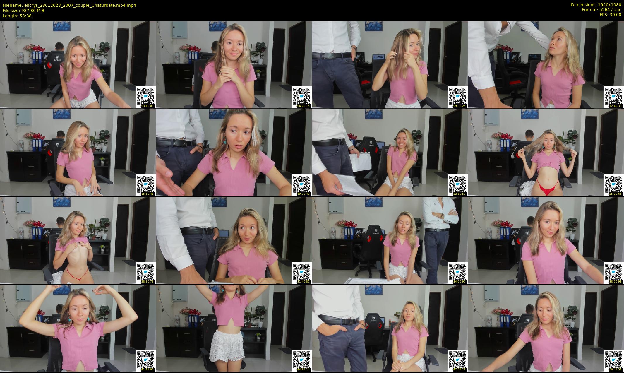 ellcrys — 54 minute Chaturbate couple cam show recording, 1080p, Jan 28, 2023