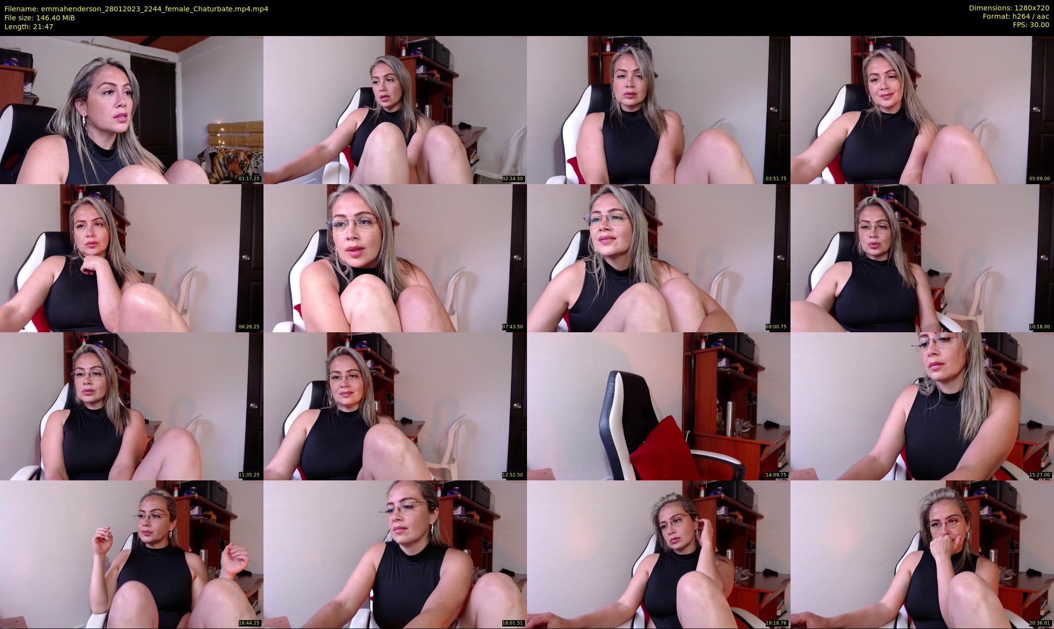 emmahenderson — 22 minute Chaturbate female cam show recording, 720p, Jan 28, 2023
