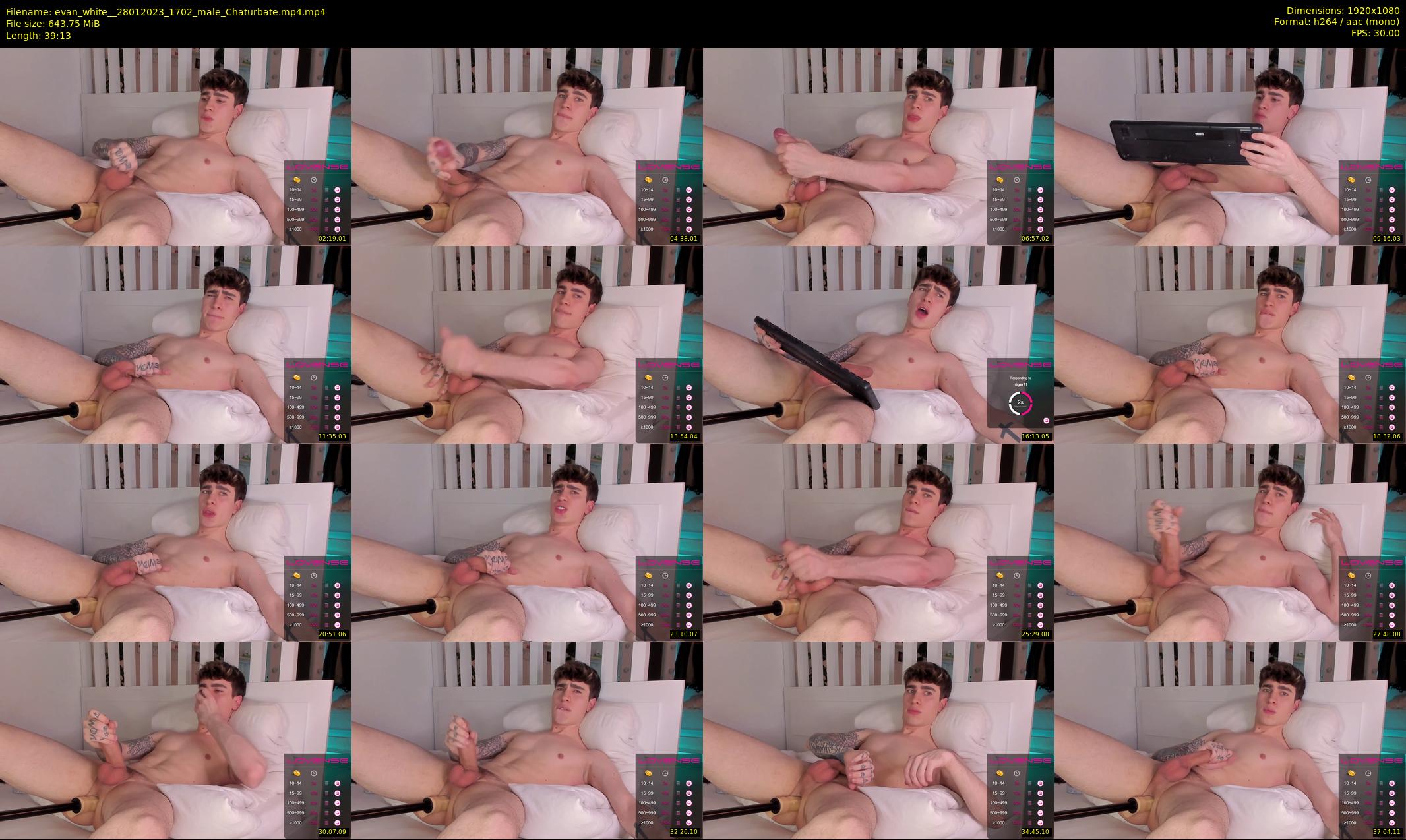 evan_white_ — 40 minute Chaturbate male cam show recording, 1080p, Jan 28, 2023