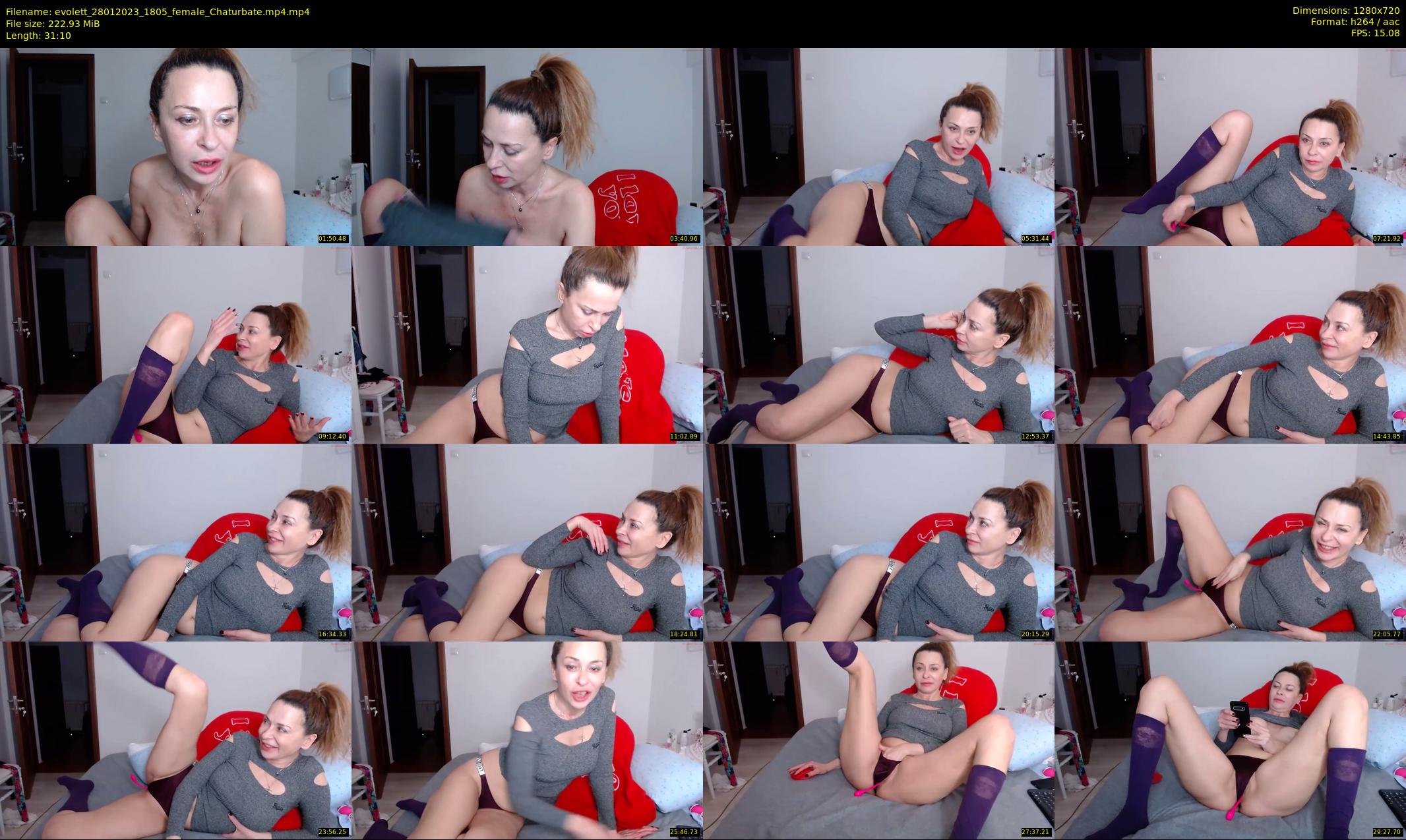 evolett — 32 minute Chaturbate female cam show recording, 720p, Jan 28, 2023