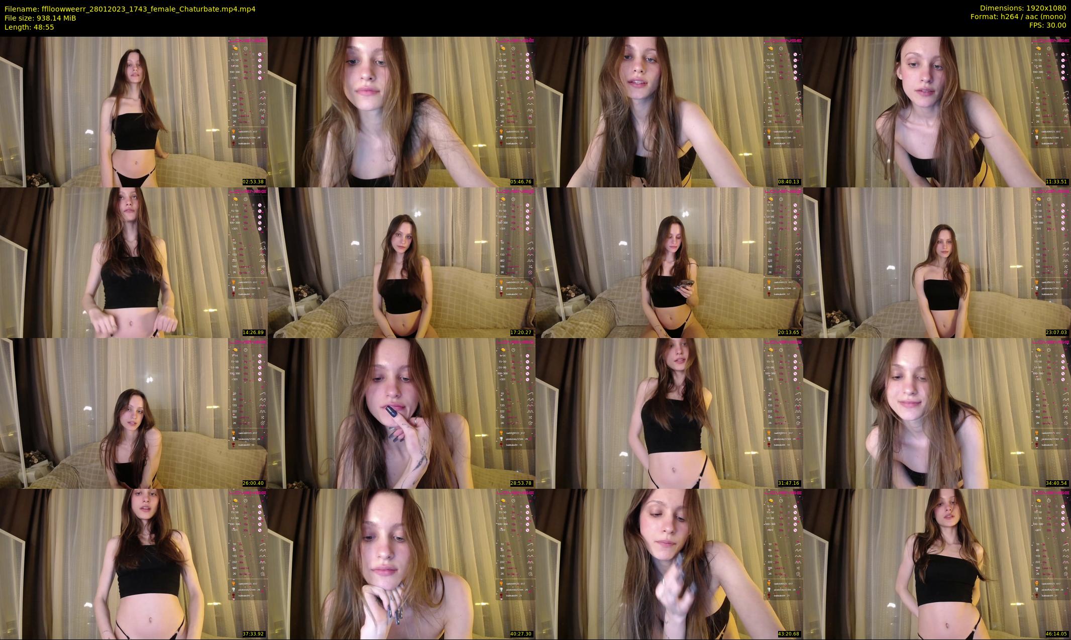 fflloowweerr — 49 minute Chaturbate couple cam show recording, 1080p, Jan 28, 2023
