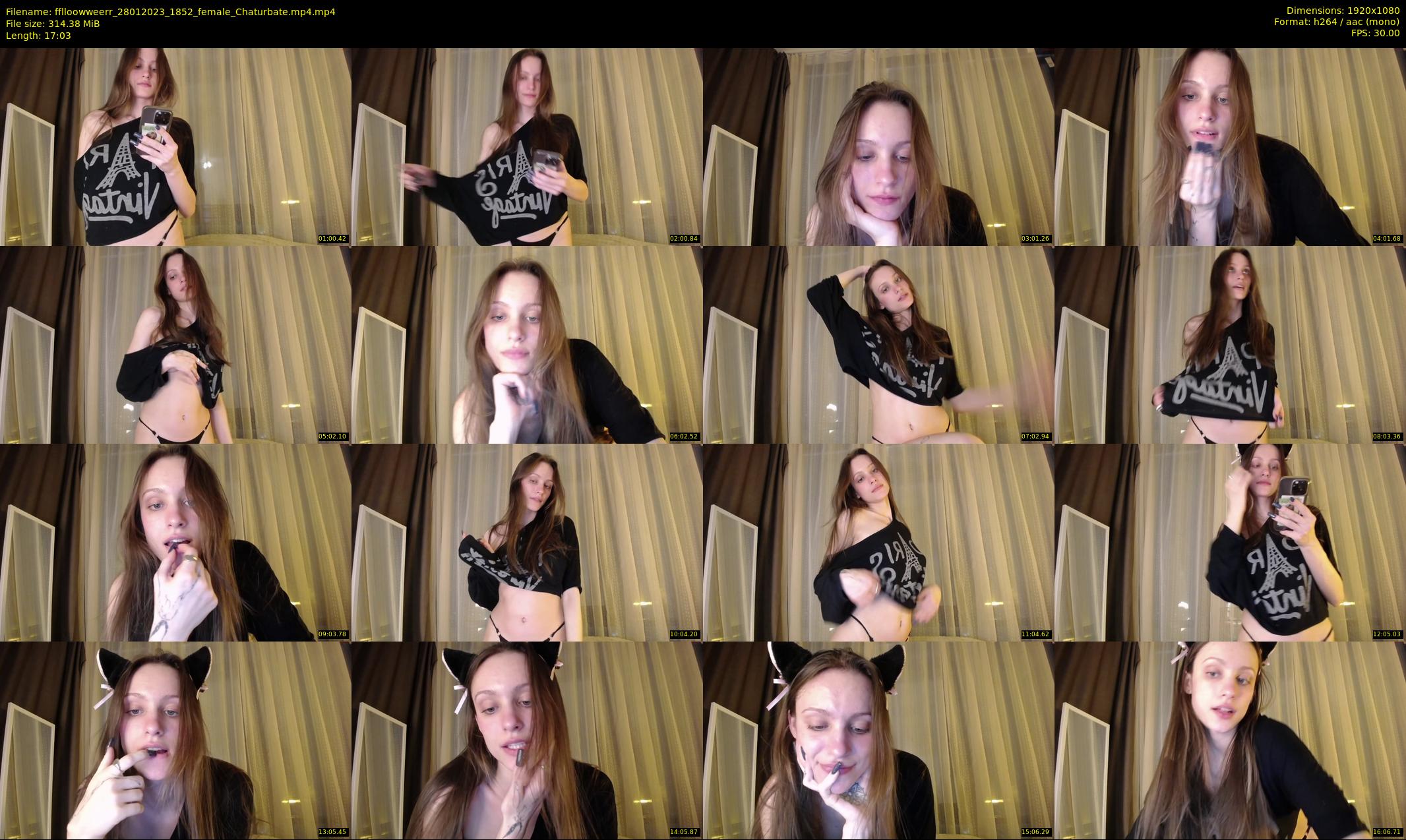 fflloowweerr — 18 minute Chaturbate couple cam show recording, 1080p, Jan 28, 2023