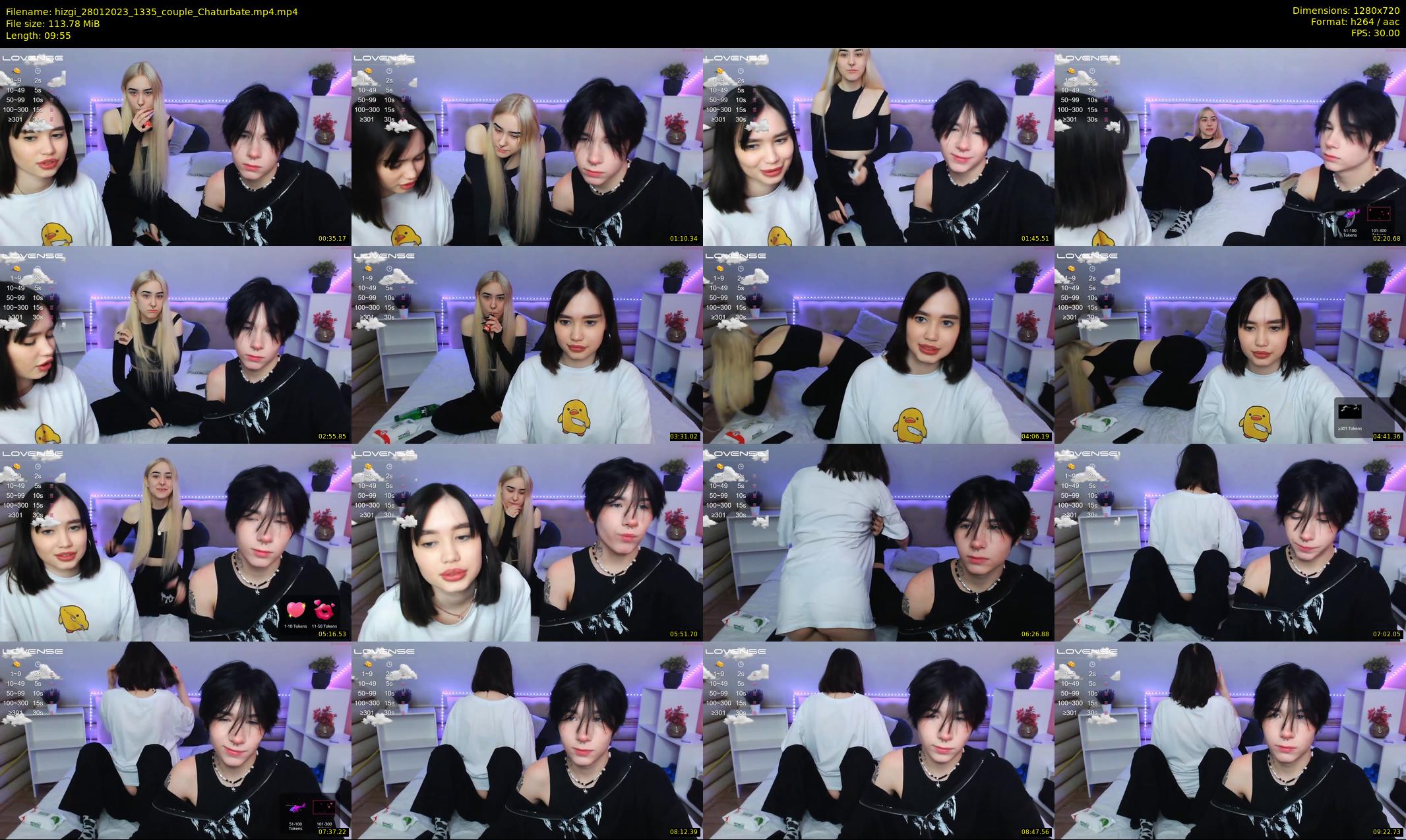 hizgi — 10 minute Chaturbate couple cam show recording, 720p, Jan 28, 2023