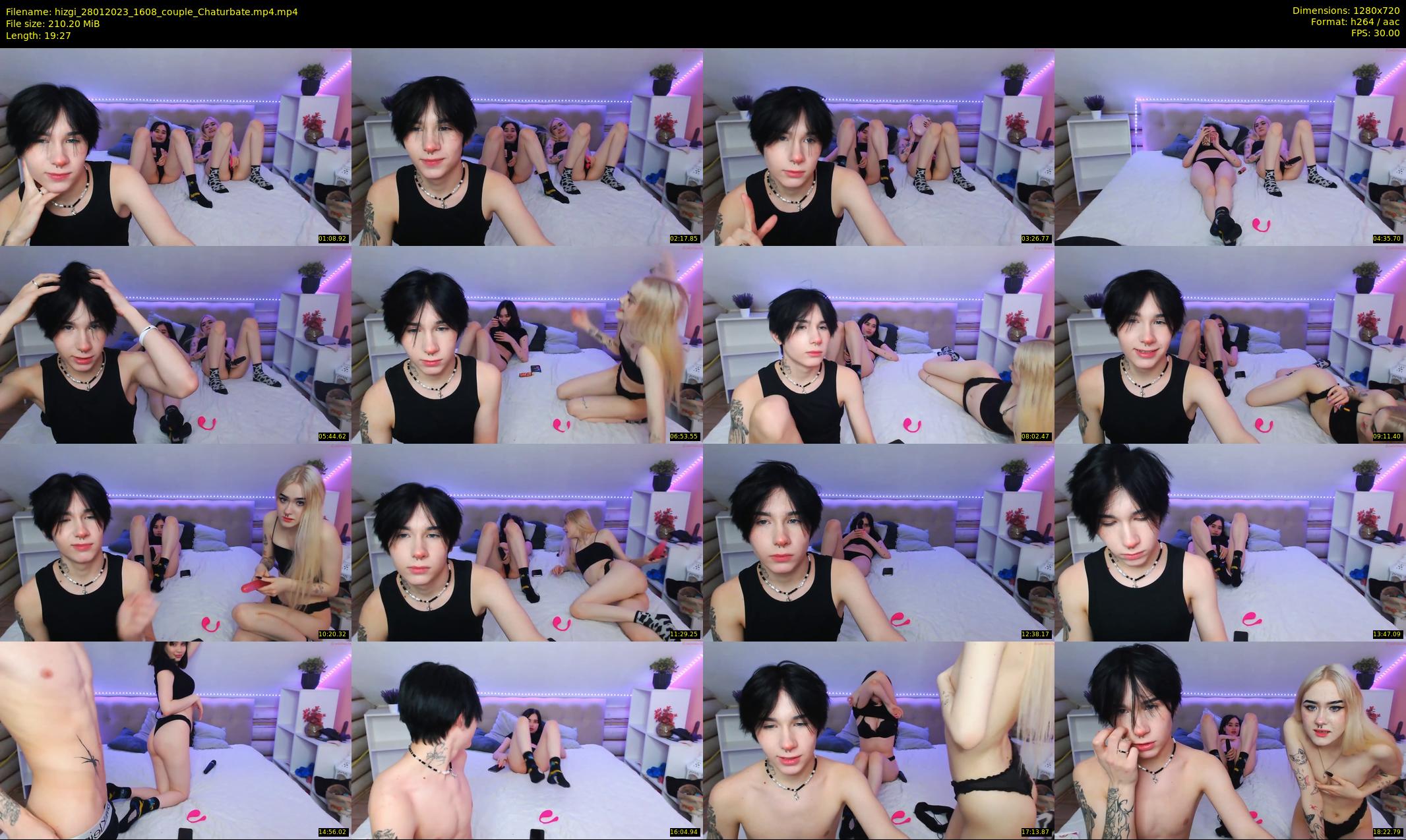 hizgi — 20 minute Chaturbate couple cam show recording, 720p, Jan 28, 2023