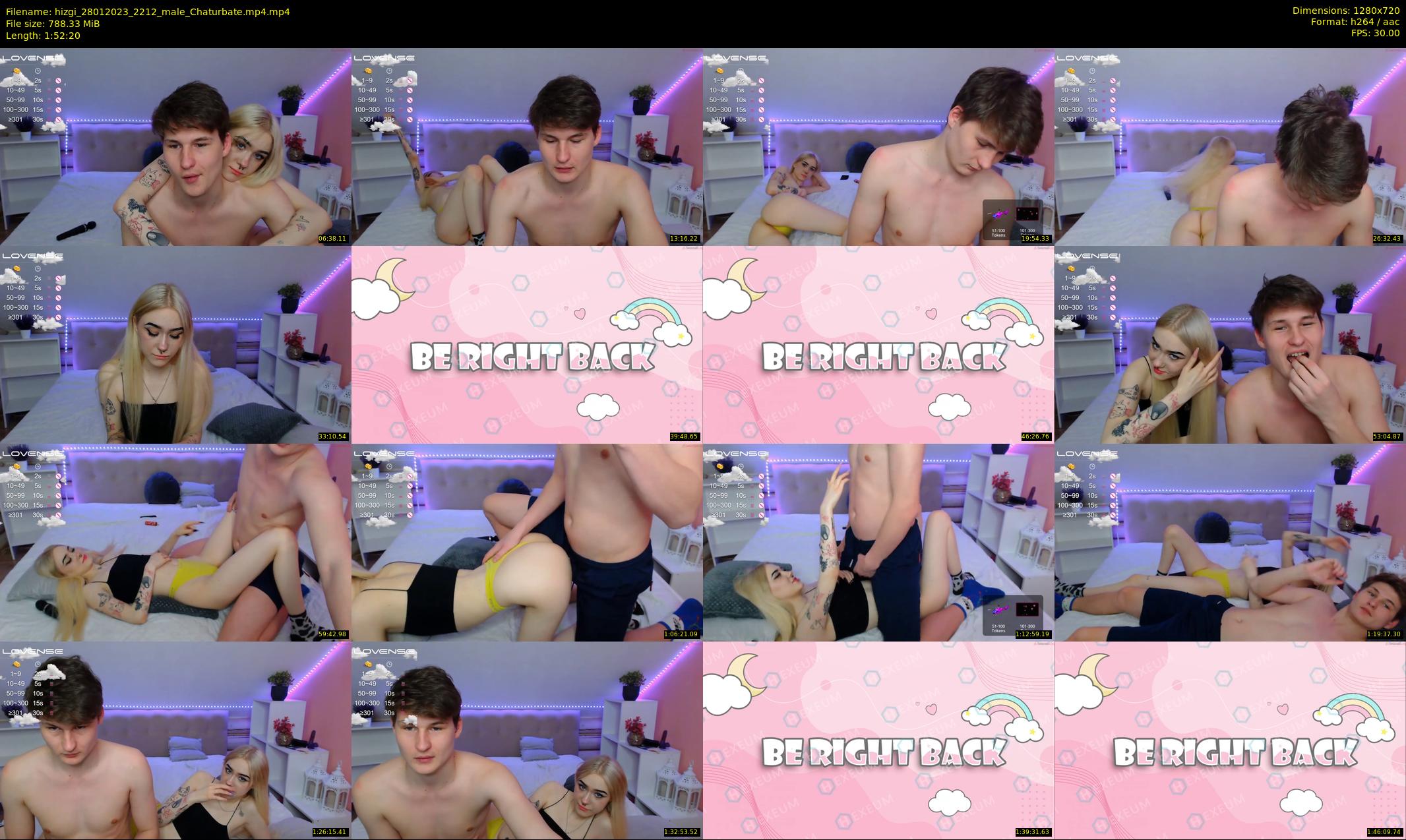 hizgi — 113 minute Chaturbate couple cam show recording, 720p, Jan 28, 2023