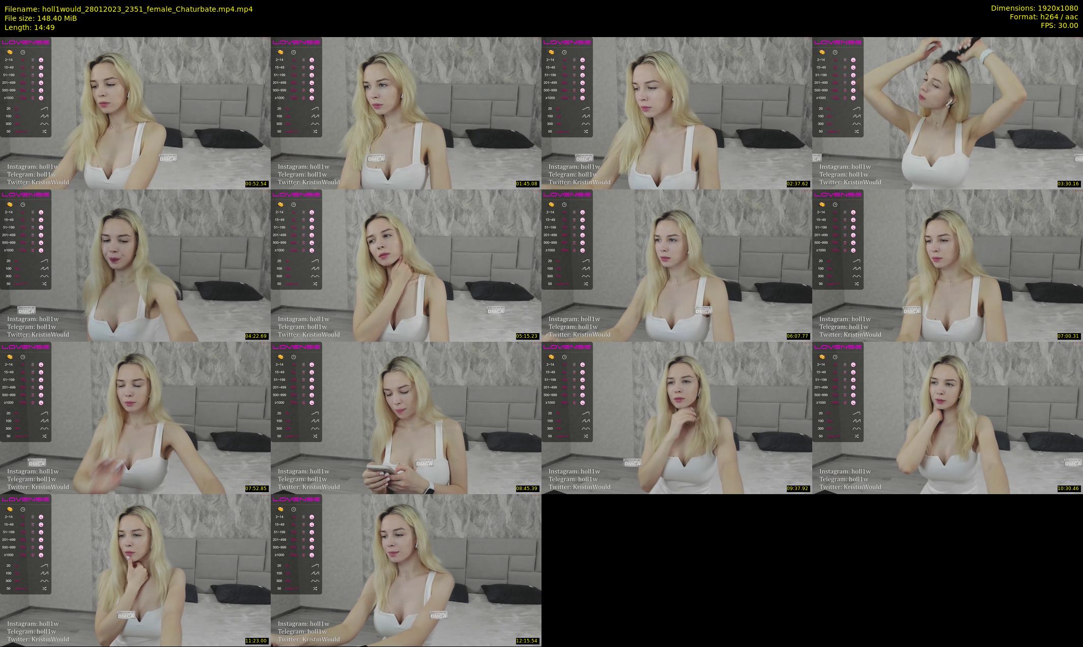 holl1would — 15 minute Chaturbate female cam show recording, 1080p, Jan 28, 2023