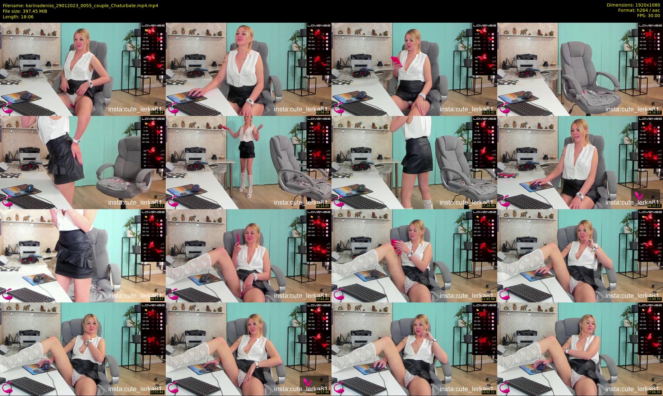 karinadeniss — 19 minute Chaturbate couple cam show recording, 1080p, Jan 29, 2023