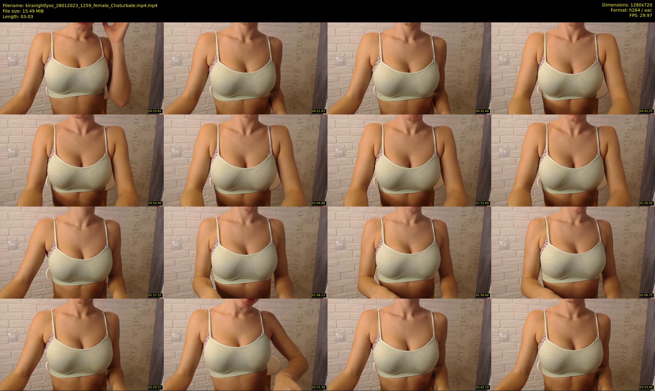 kiranightlyxo — 4 minute Chaturbate female cam show recording, 720p, Jan 28, 2023