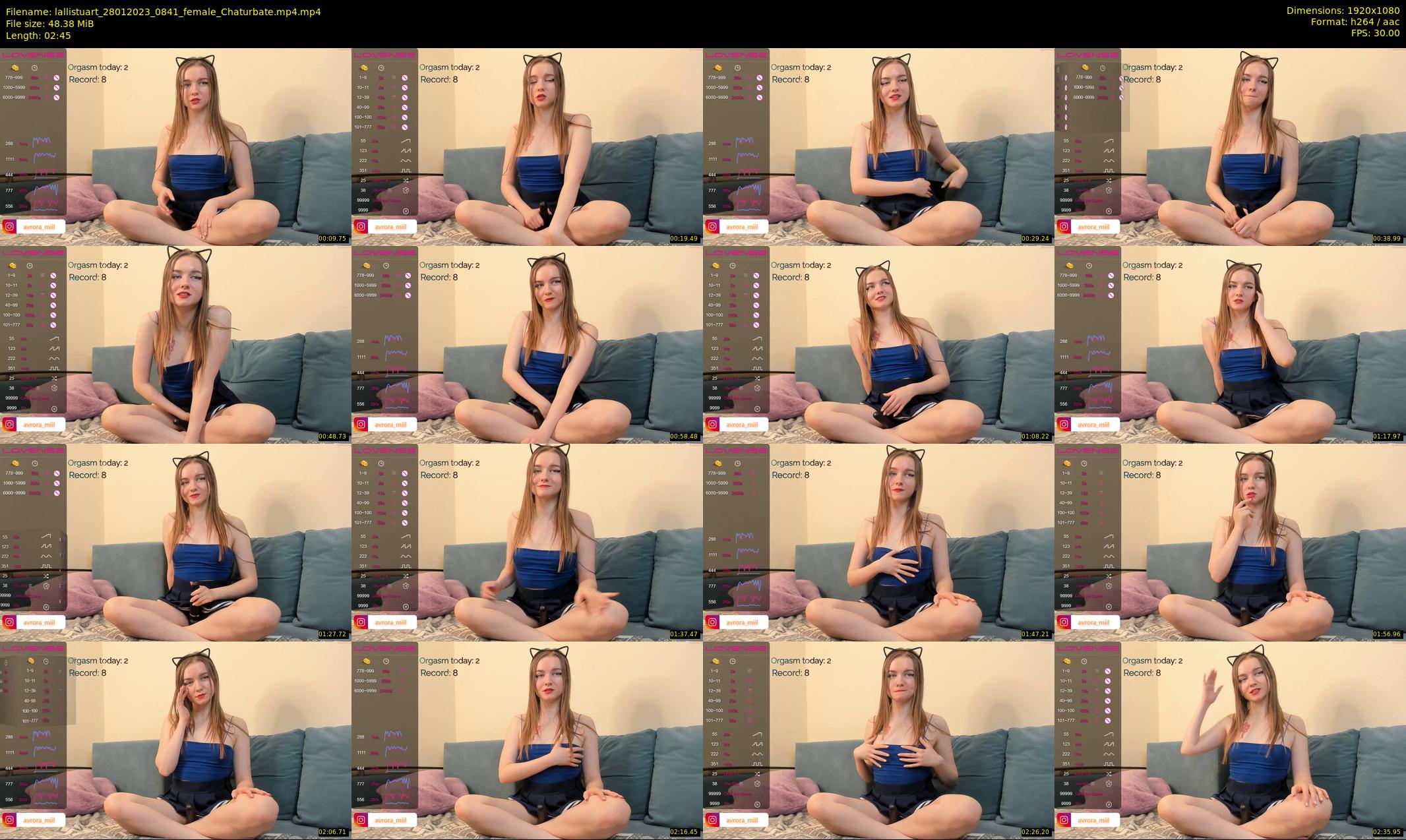 lallistuart — 3 minute Chaturbate female cam show recording, 1080p, Jan 28, 2023
