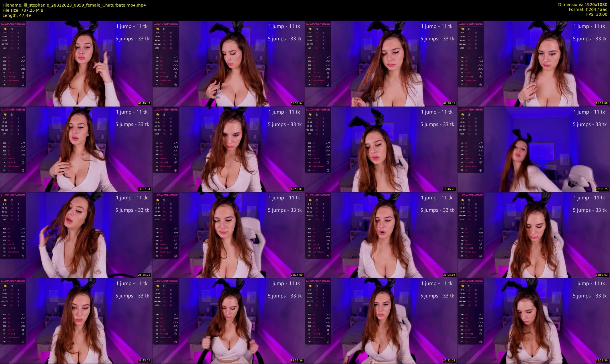 lil_stephanie — 48 minute Chaturbate female cam show recording, 1080p, Jan 28, 2023