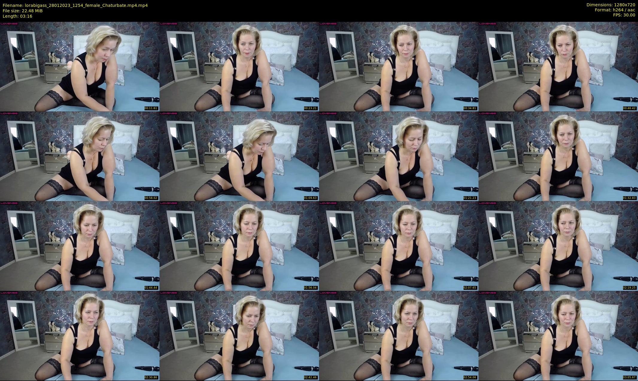 lorabigass — 4 minute Chaturbate female cam show recording, 720p, Jan 28, 2023