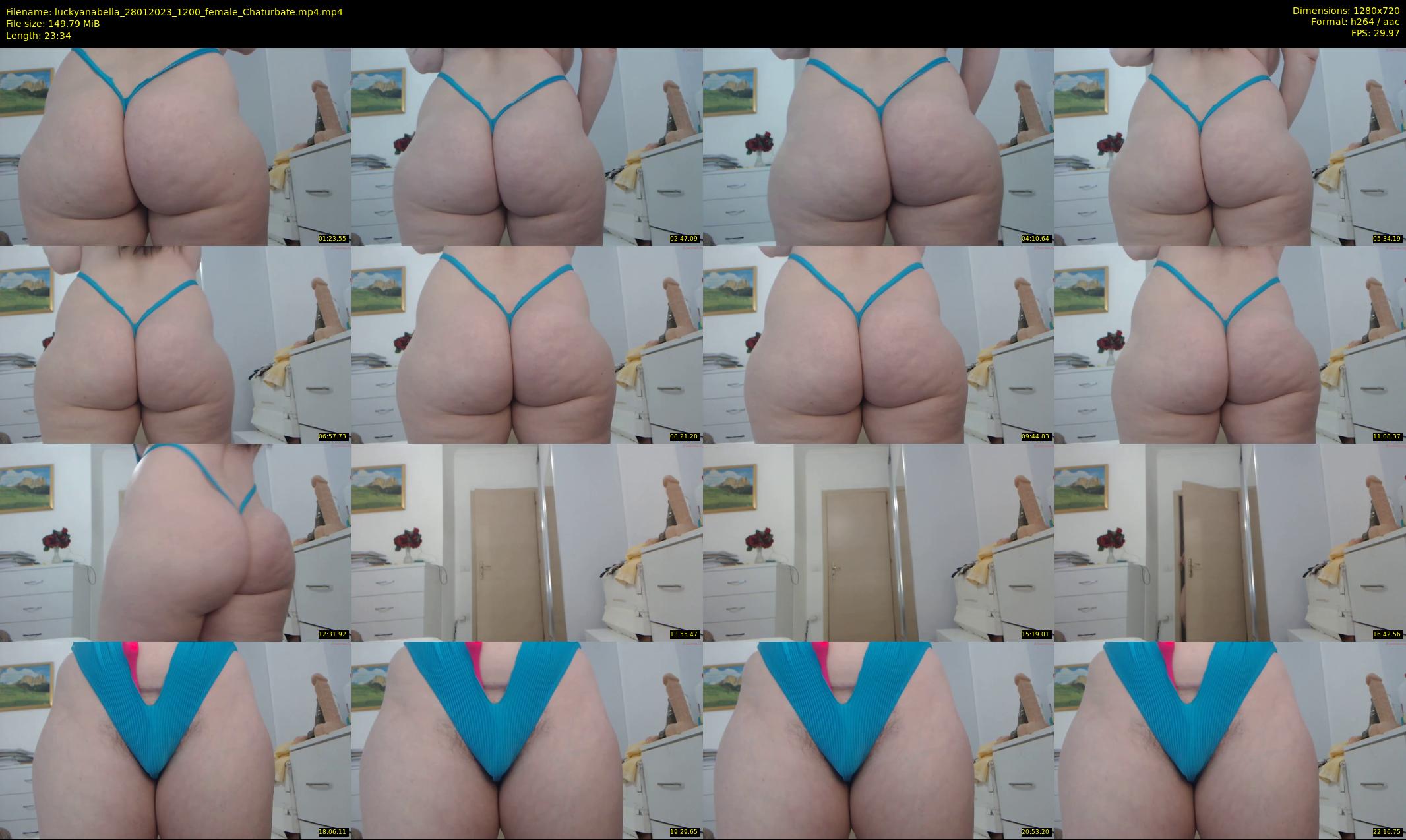 luckyanabella — 24 minute Chaturbate female cam show recording, 720p, Jan 28, 2023