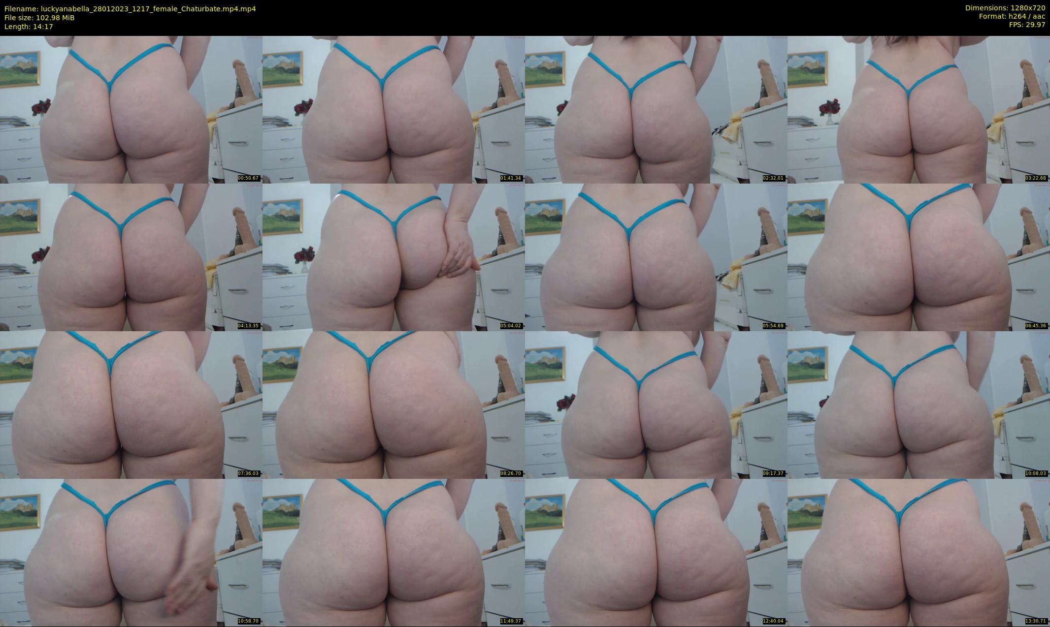 luckyanabella — 15 minute Chaturbate female cam show recording, 720p, Jan 28, 2023