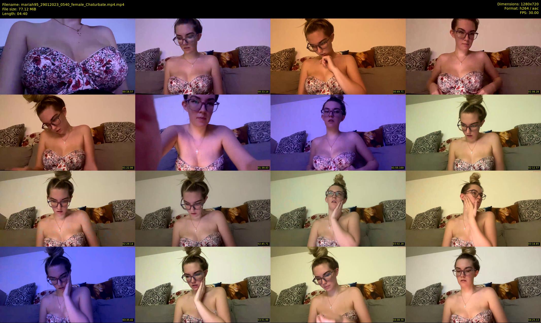 mariah95 — 5 minute Chaturbate female cam show recording, 720p, Jan 29, 2023