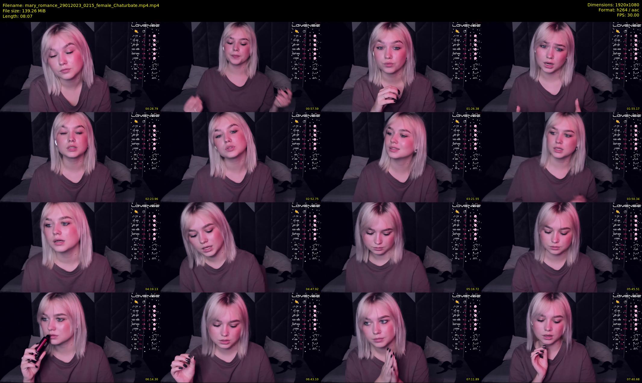 mary_romance — 9 minute Chaturbate female cam show recording, 1080p, Jan 29, 2023