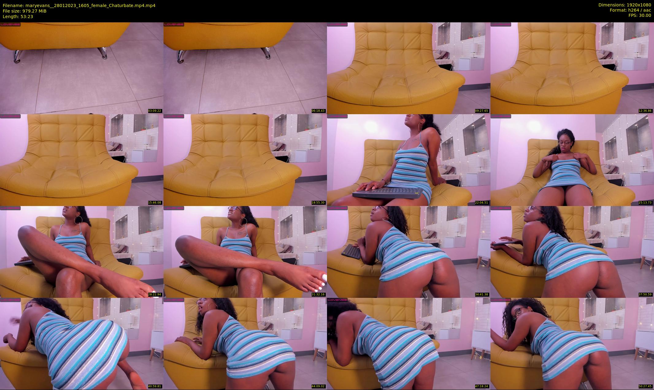 maryevans_ — 54 minute Chaturbate female cam show recording, 1080p, Jan 28, 2023