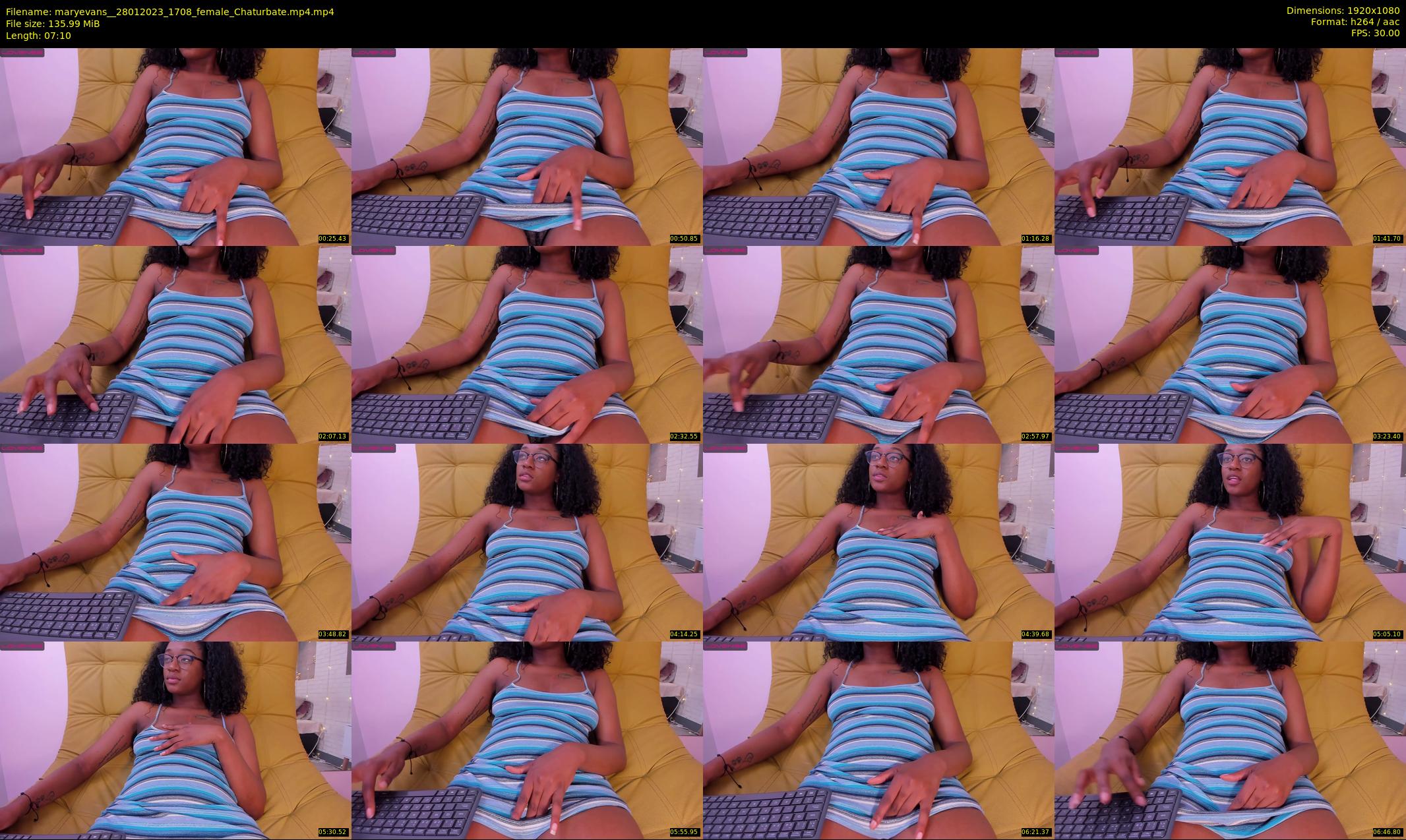 maryevans_ — 8 minute Chaturbate female cam show recording, 1080p, Jan 28, 2023
