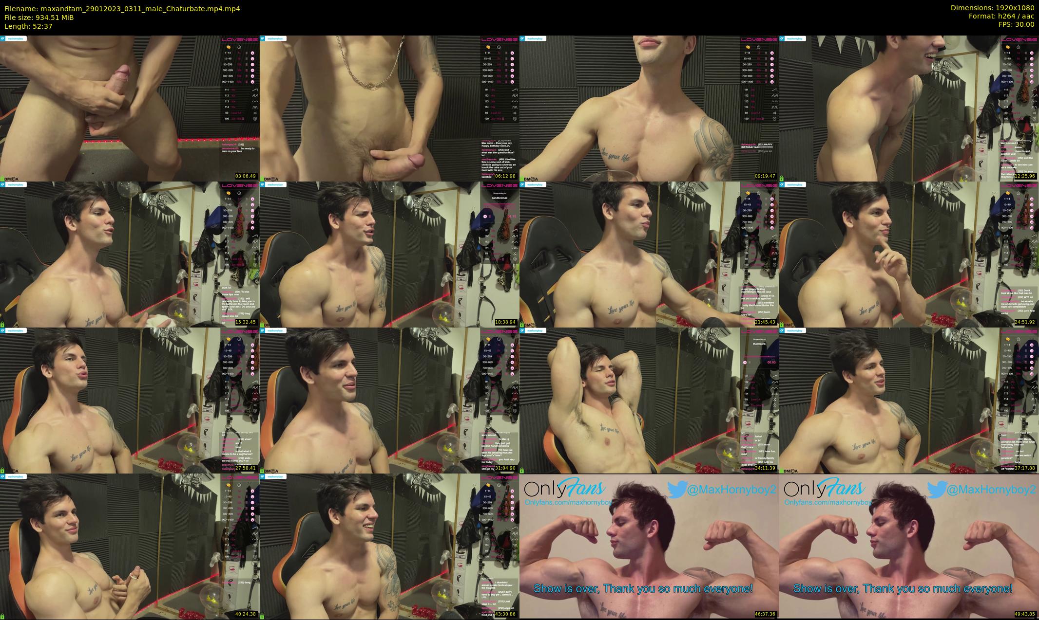 maxandtam — 53 minute Chaturbate couple cam show recording, 1080p, Jan 29, 2023